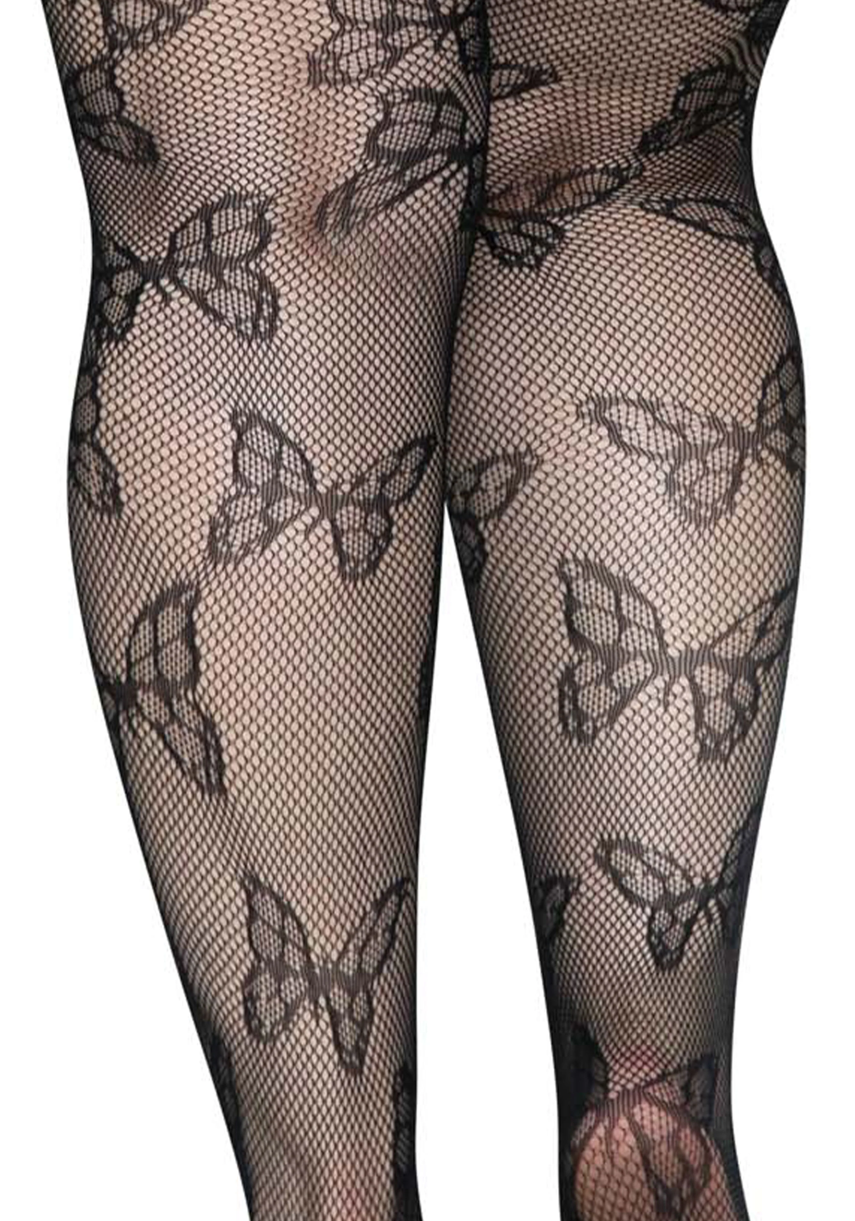 Plus Butterfly Net Tights - Image 7