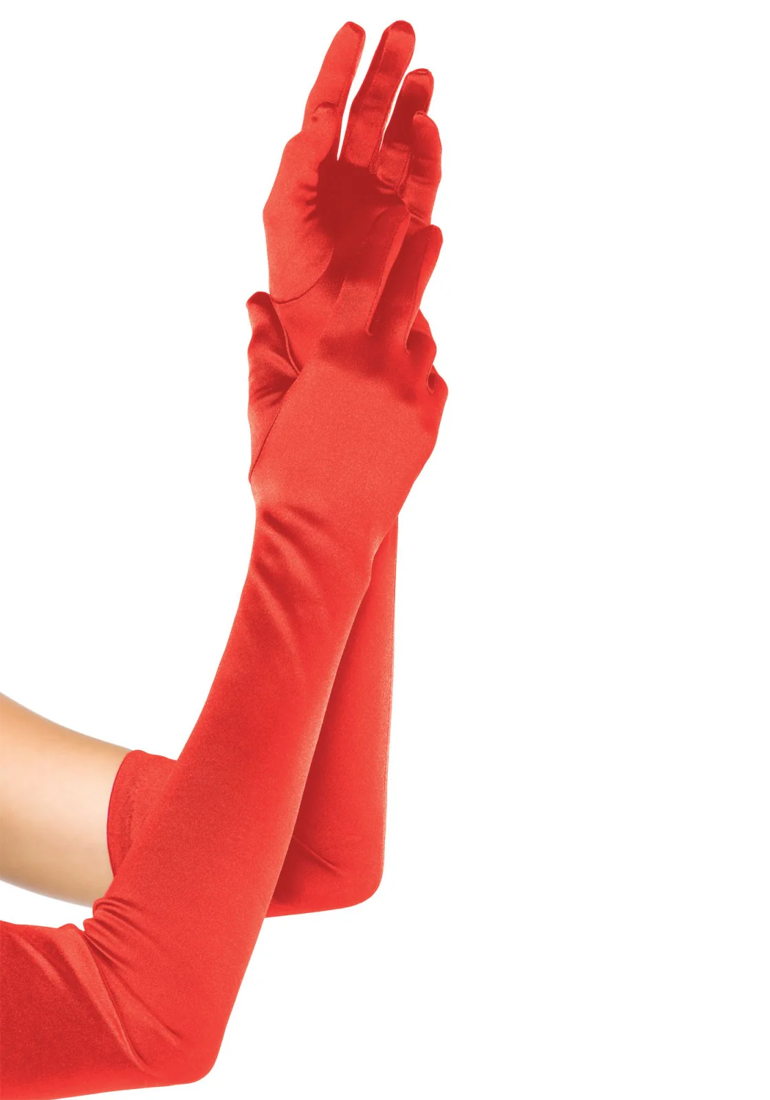 Extra Long Satin Gloves - Image 3
