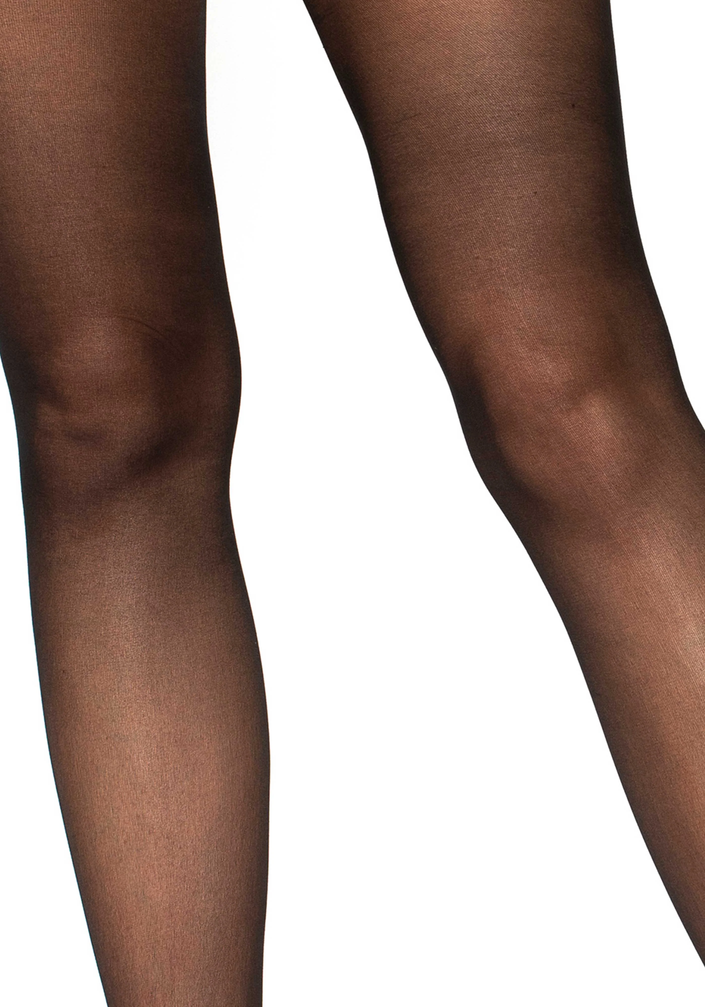 Sheer Thigh Highs with Lace Garter Belt - Image 3