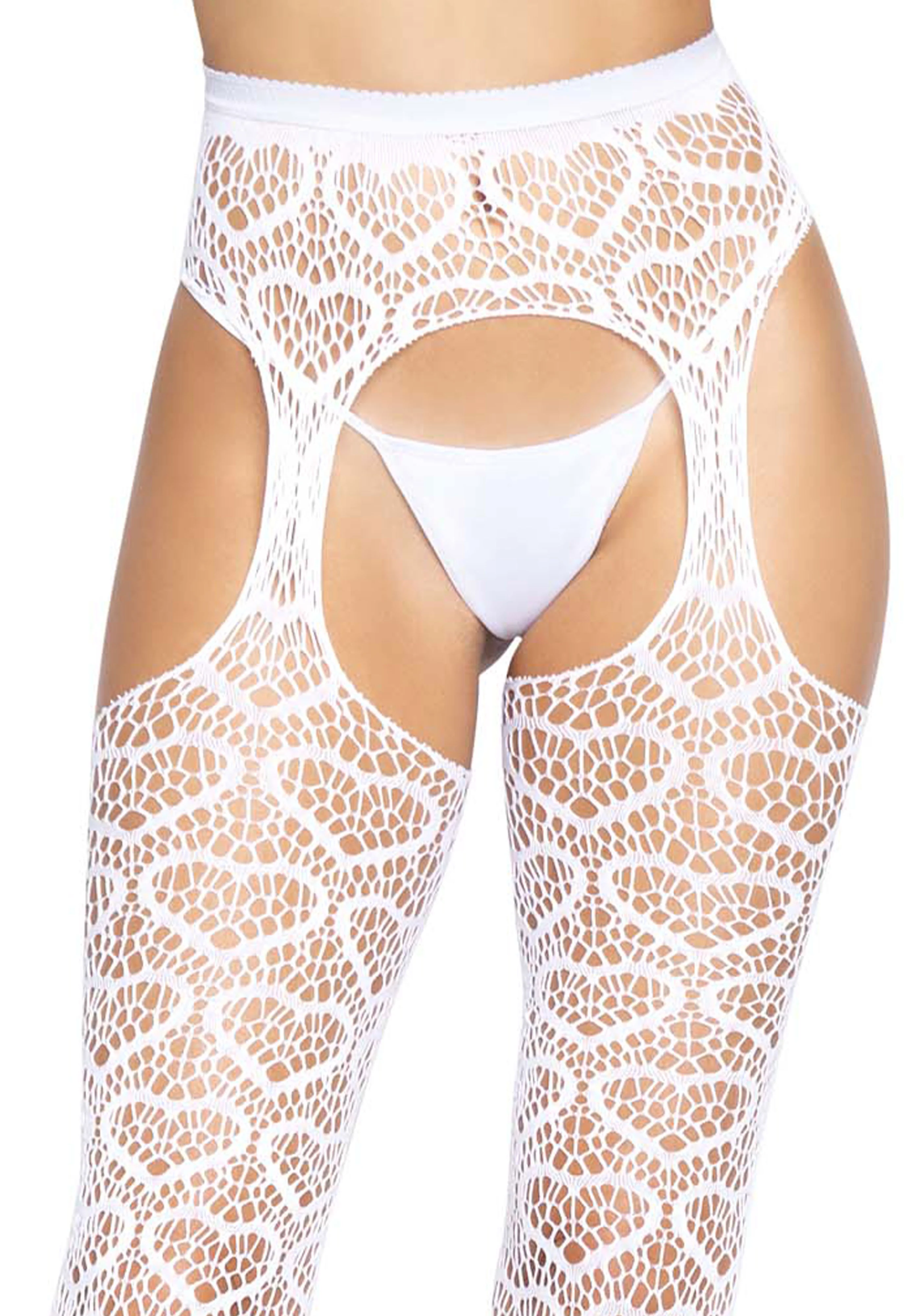 Heart Net Suspender Hose - Image 7