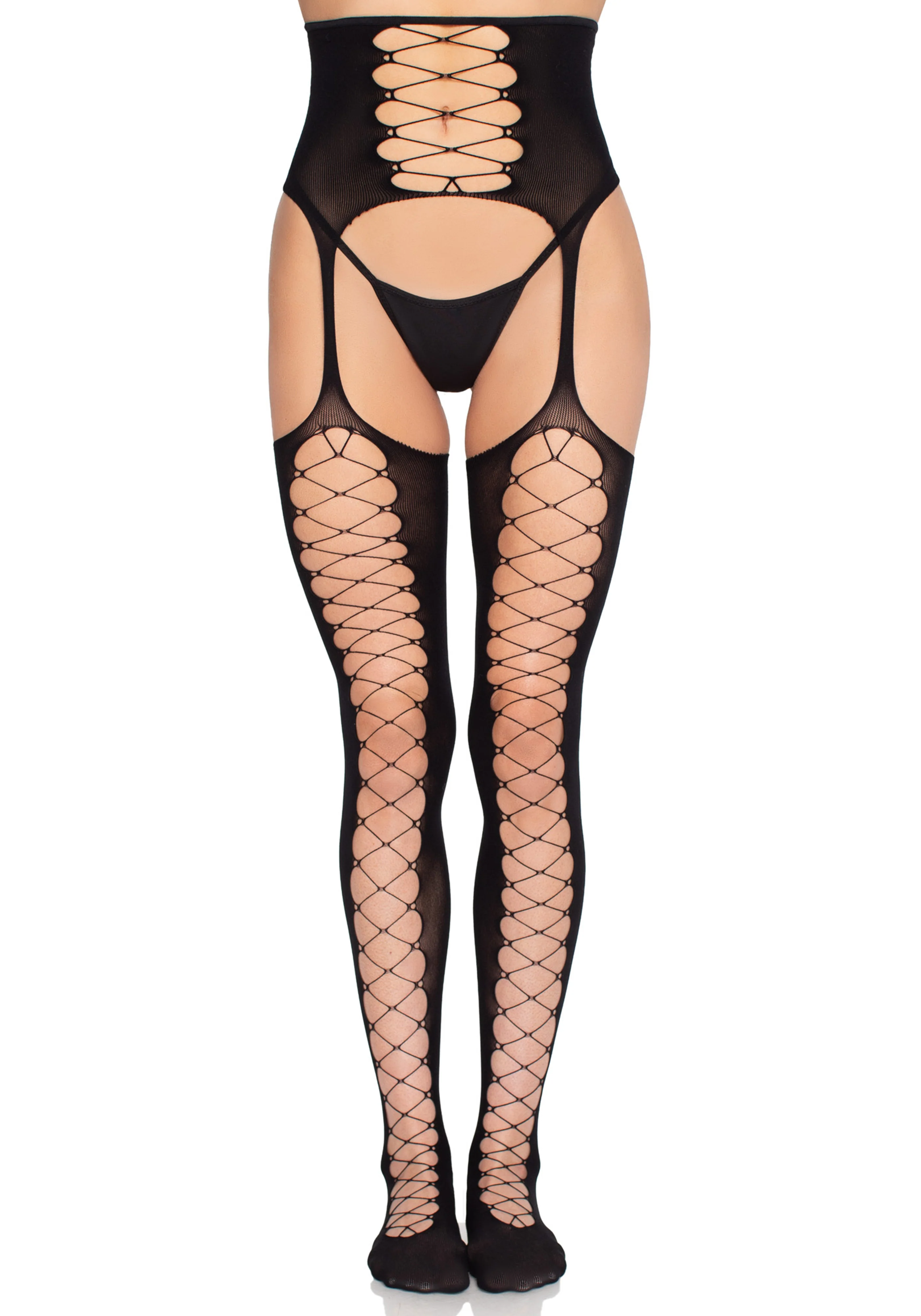 Stockings with Attached Garter Belt - Image 4