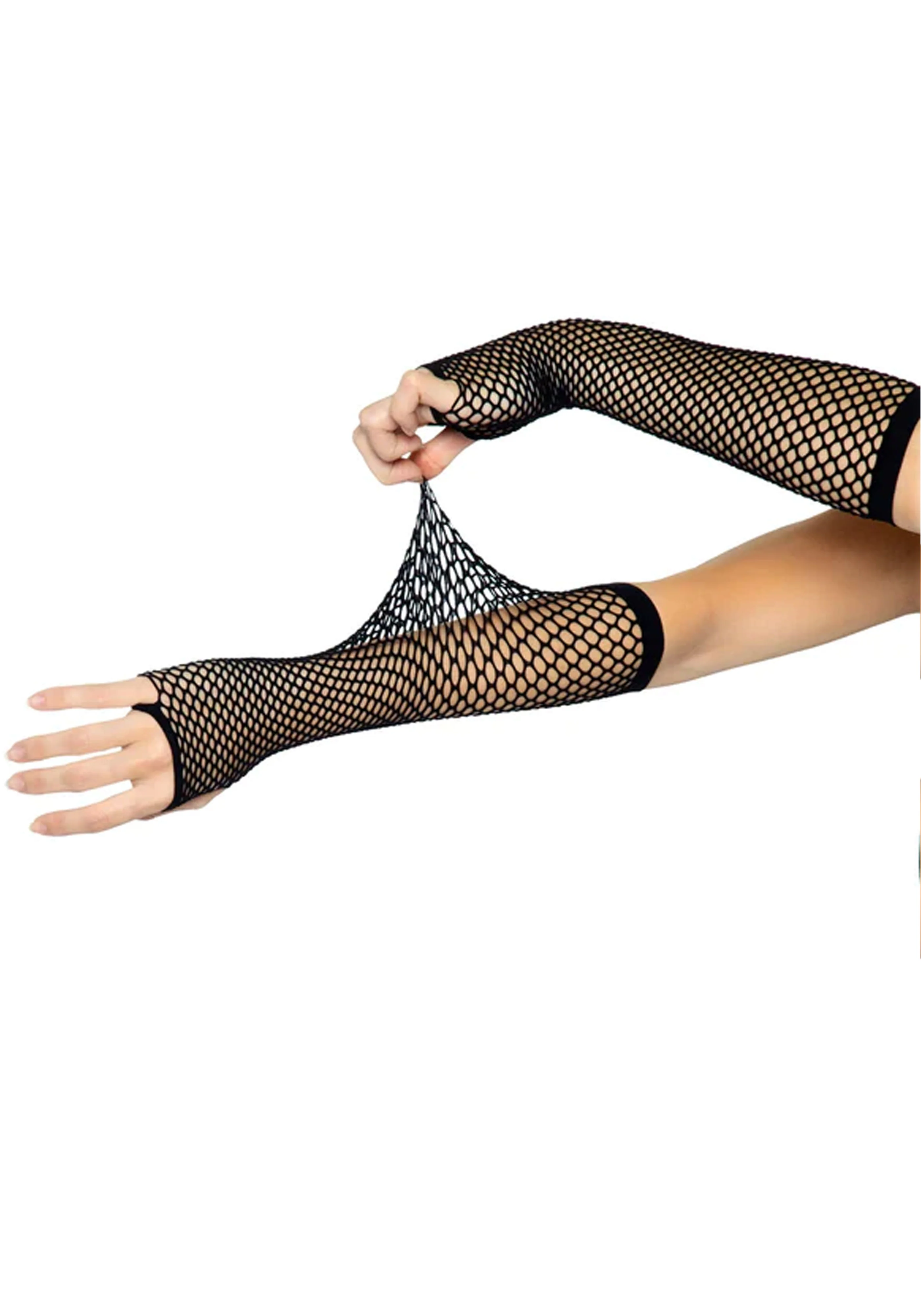Triangle Net Fingerless Gloves - Image 5