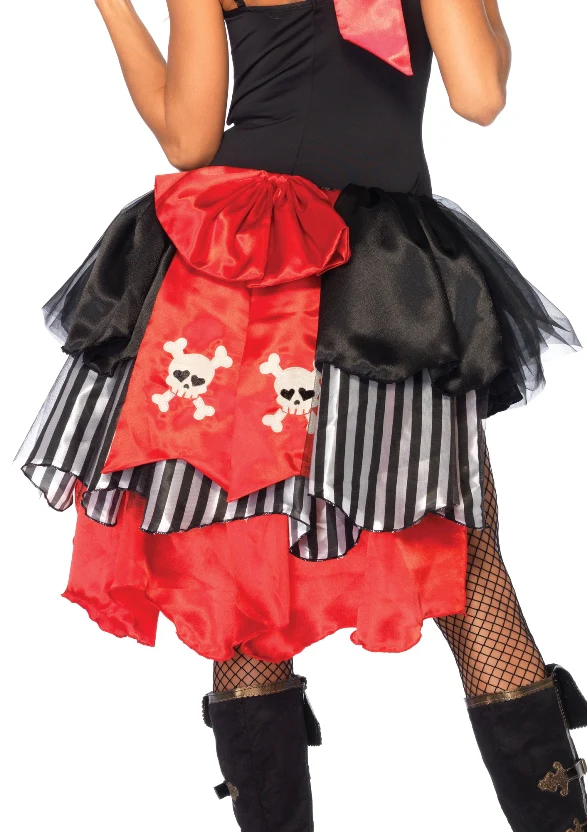 Pin-On Pirate Bustle