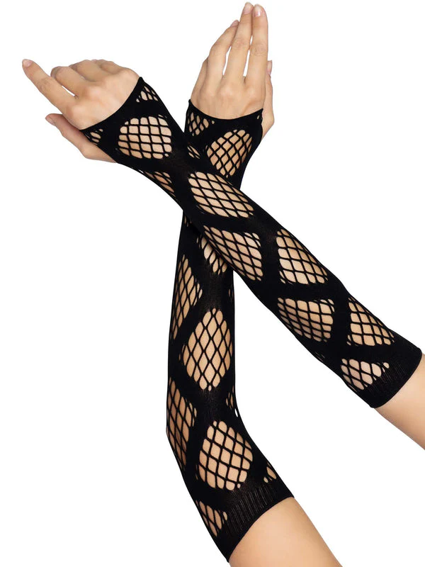 Faux Wrap Industrial Net Arm Warmers - Image 3