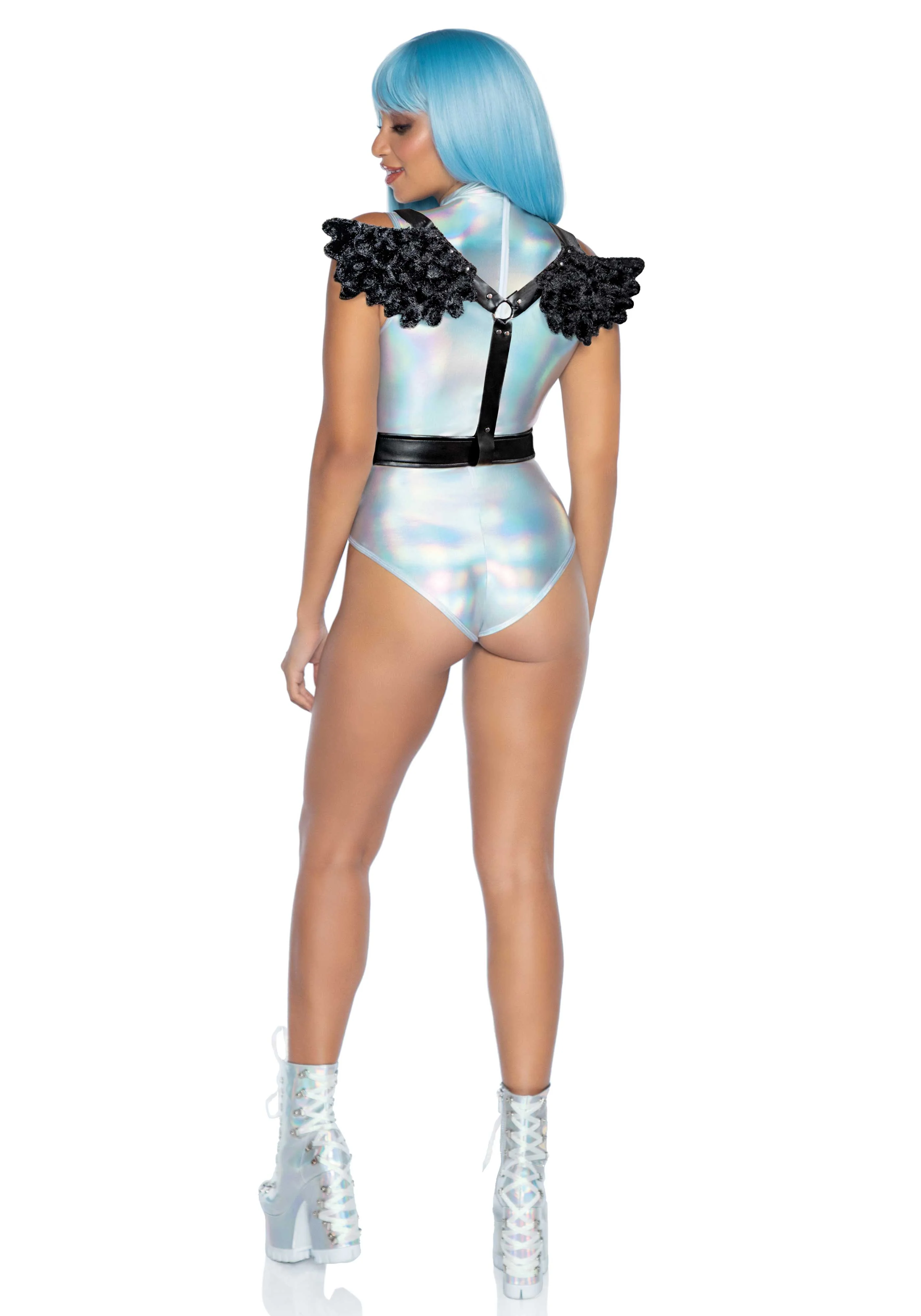 Furry Angel Wings with Harness - Image 3