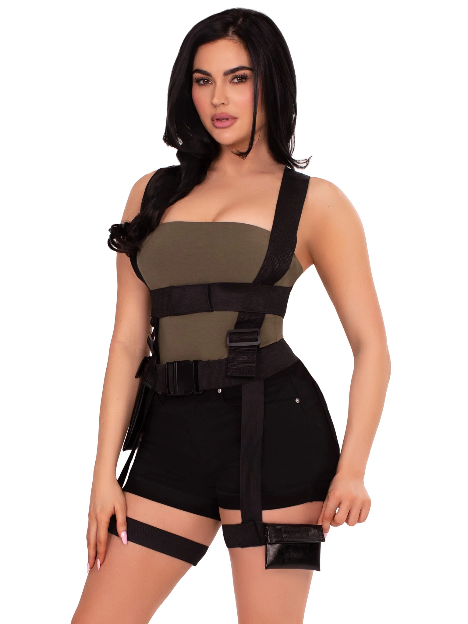 Utility Body Harness with Garter and Pockets - Image 4