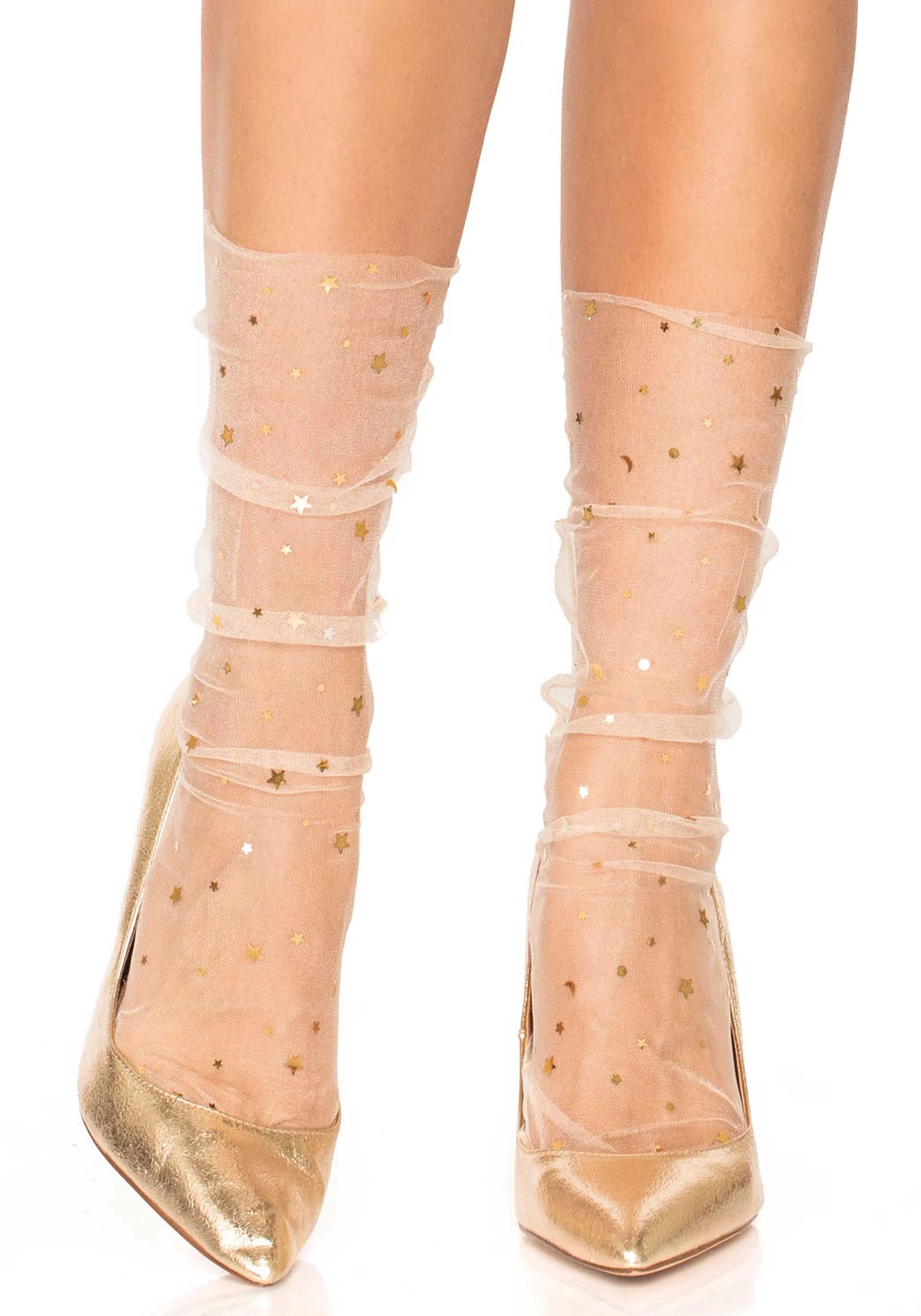 Tulle Star and Moons Socks - Image 4