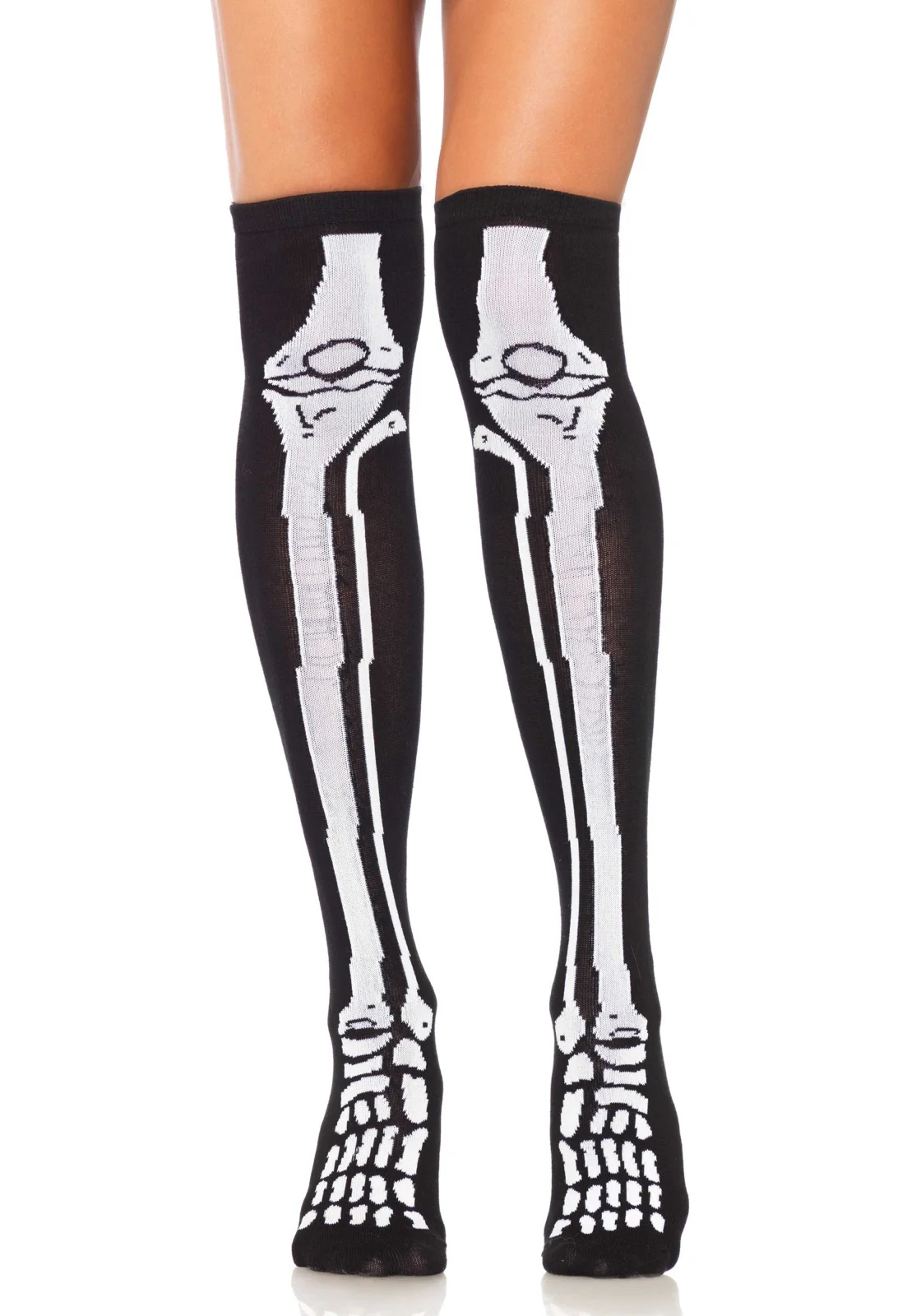 Skeleton Over The Knee Socks - Image 5