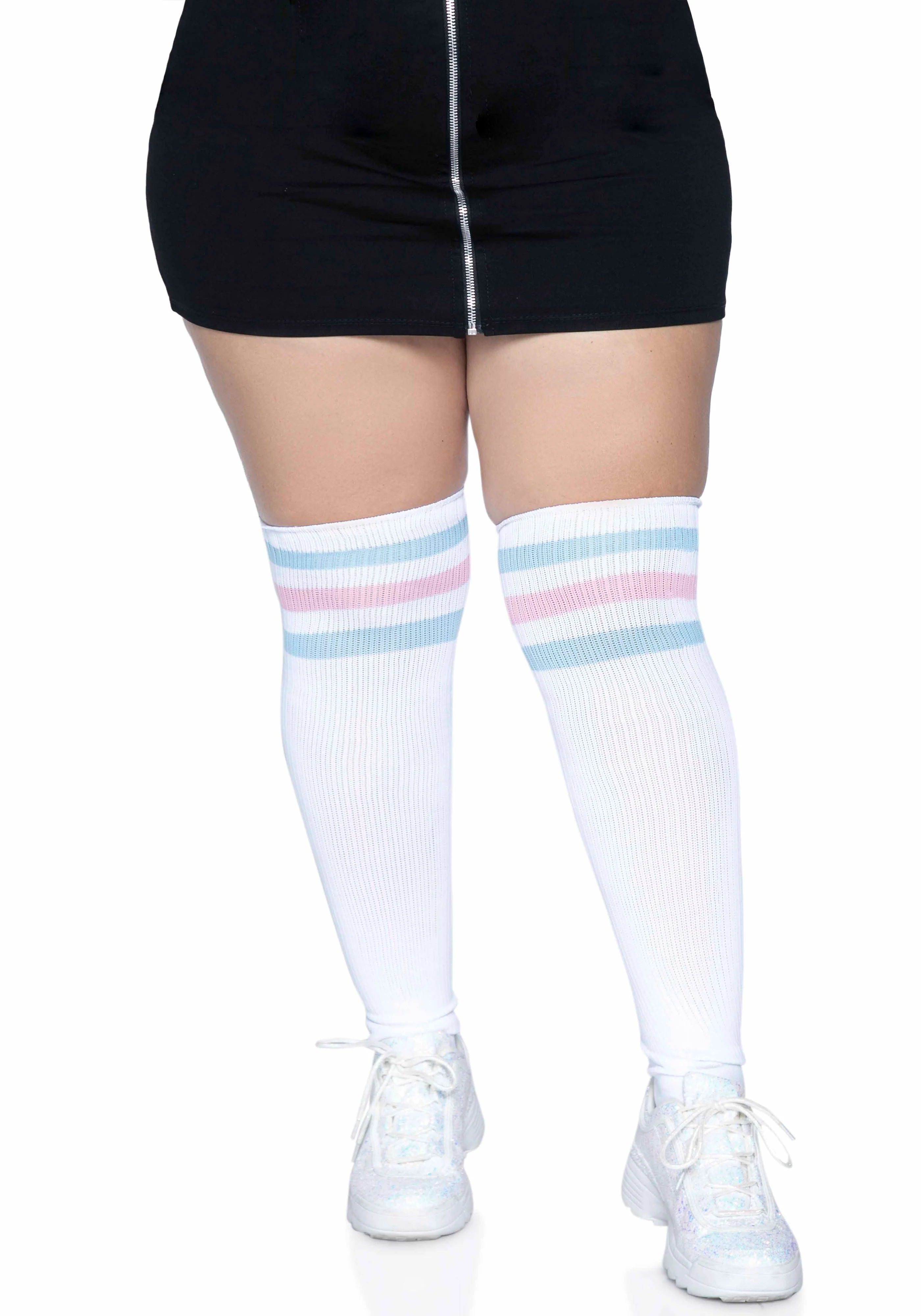 Plus Over The Knee Athletic Socks