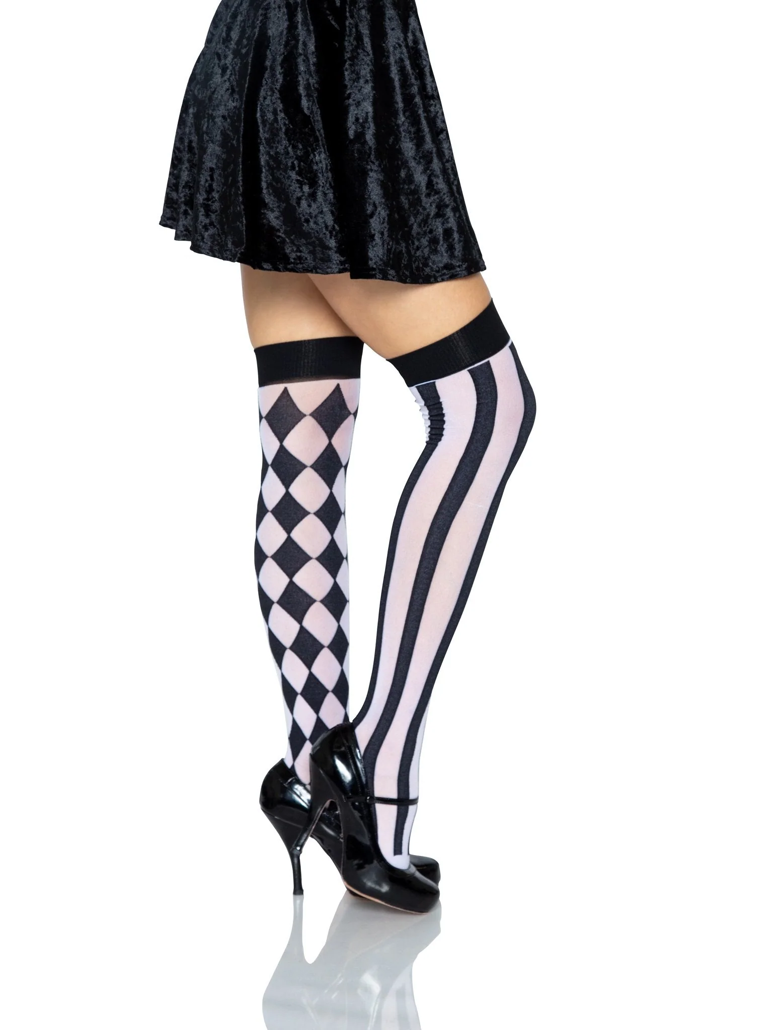 Harlequin Thigh Highs - Image 4