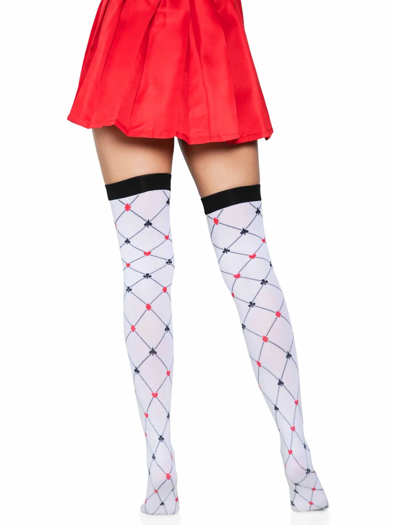 Card Suit Thighs Highs - Image 5