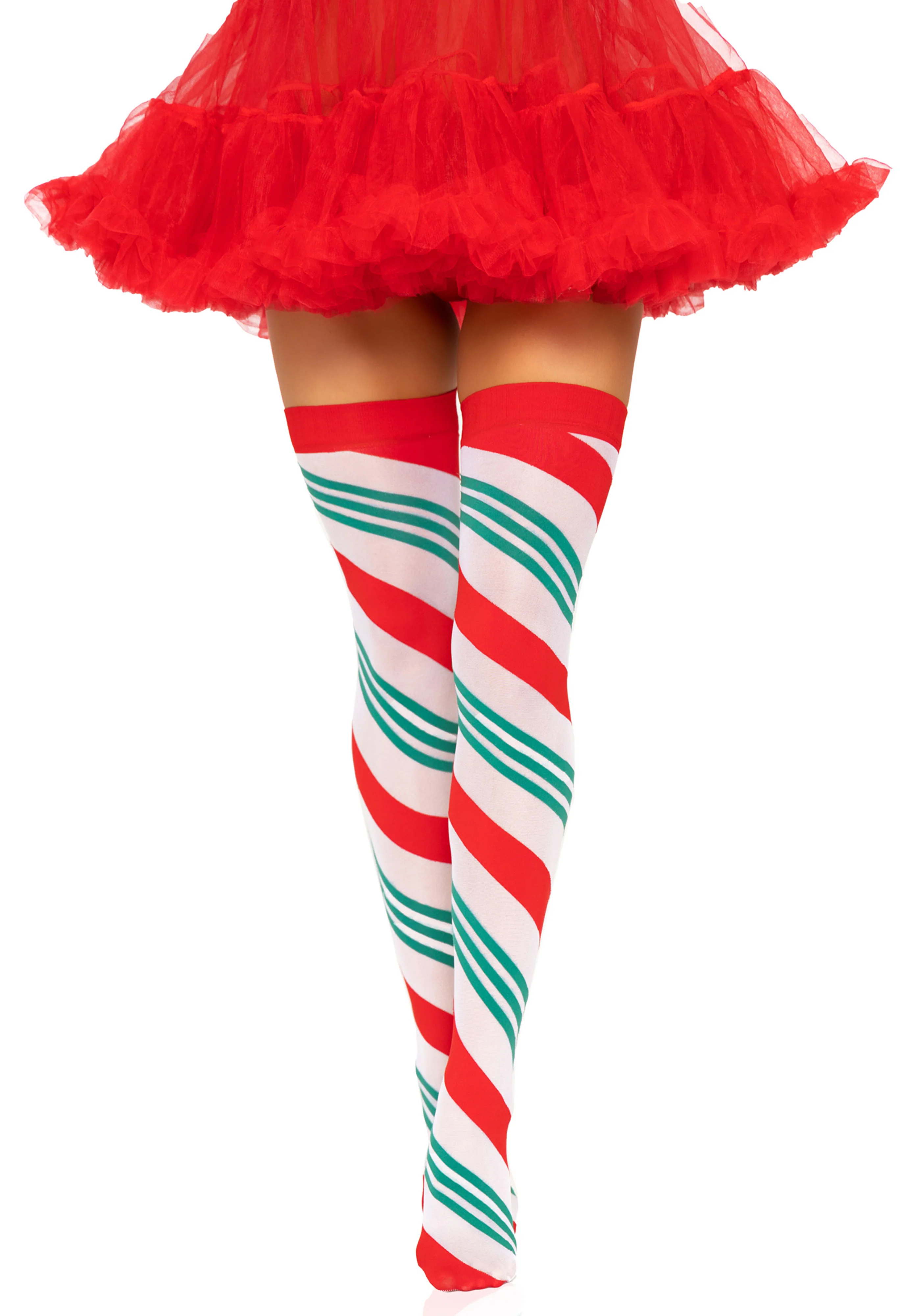 Holiday Ribbon Thigh Highs - Image 4