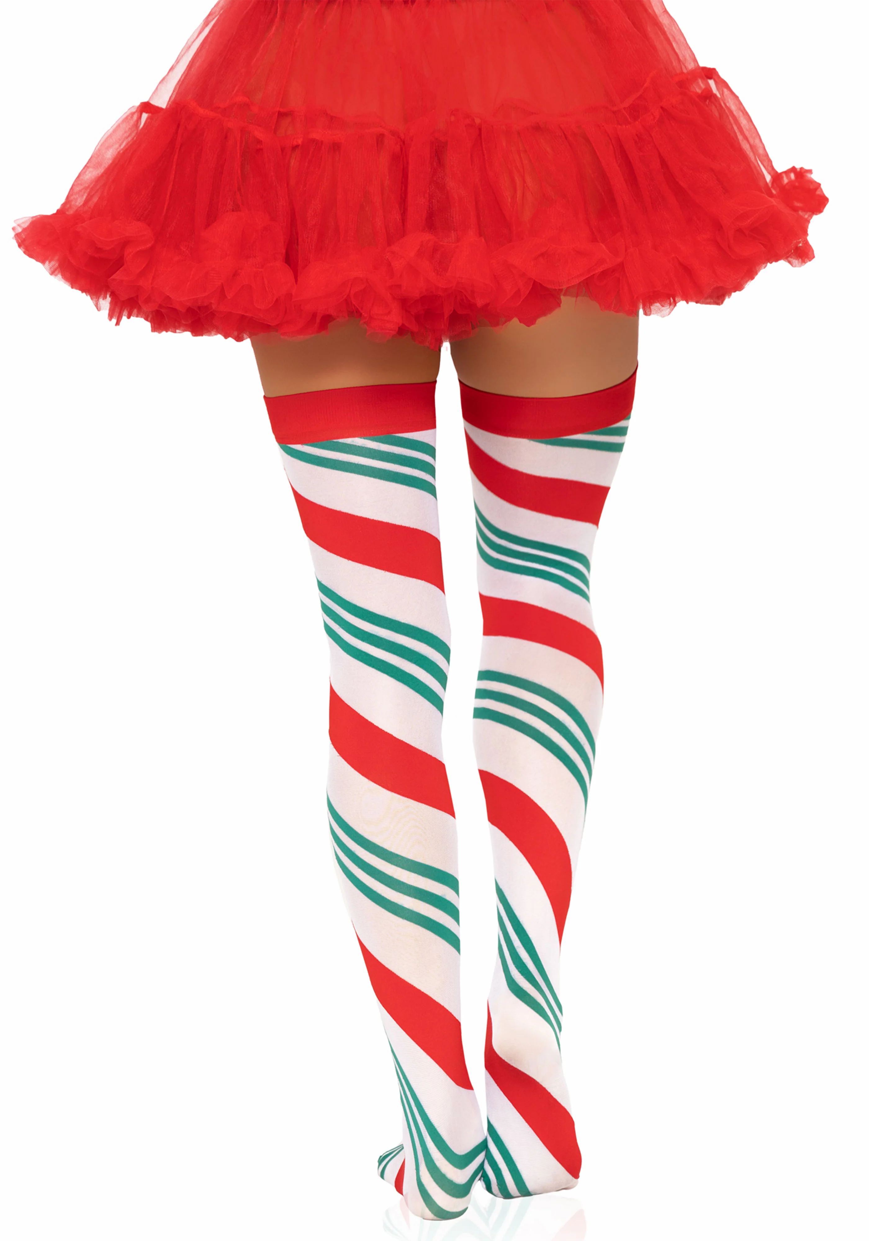 Holiday Ribbon Thigh Highs - Image 5