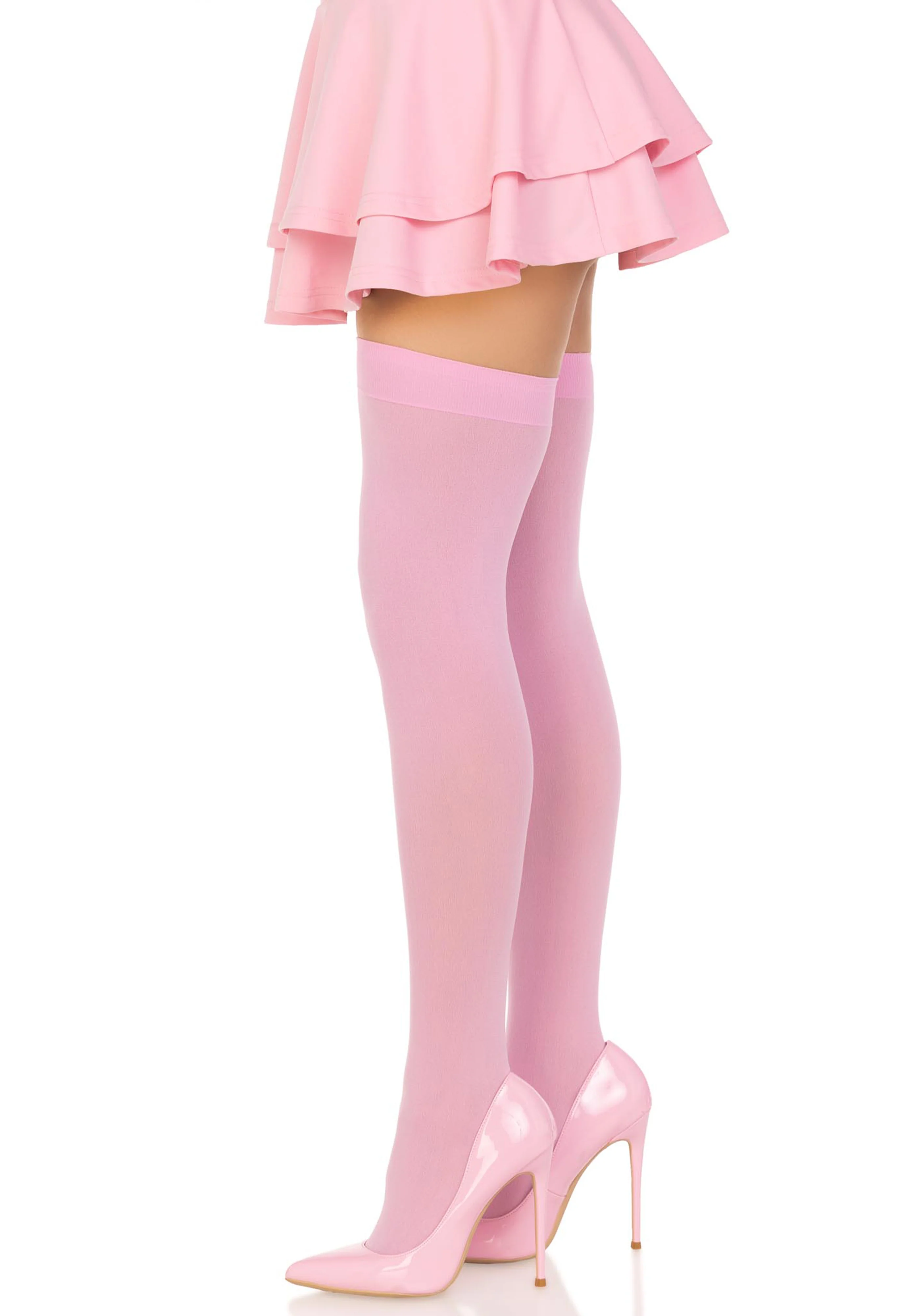 Nylon Thigh Highs - Image 3