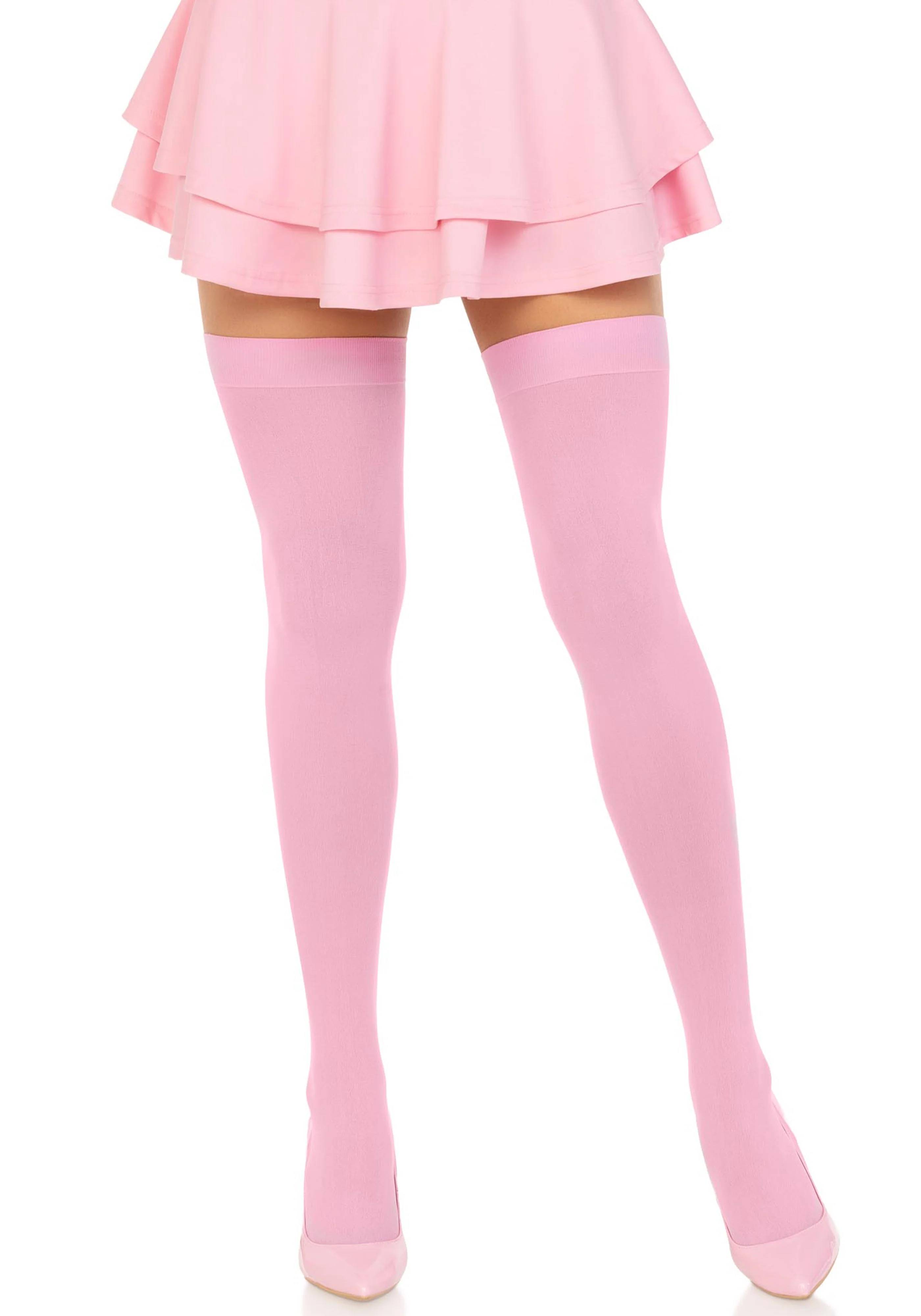 Nylon Thigh Highs - Image 4