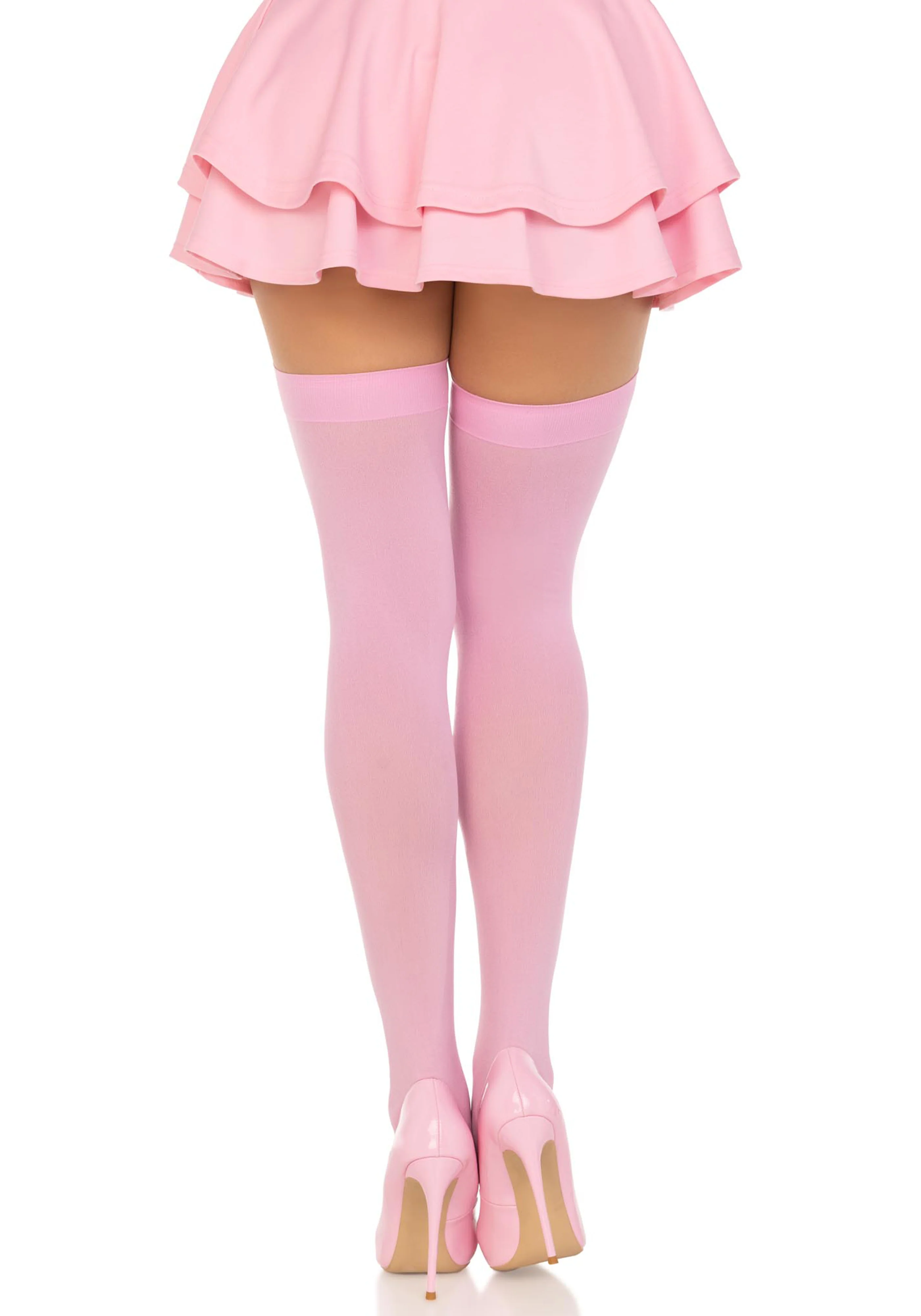 Nylon Thigh Highs - Image 5