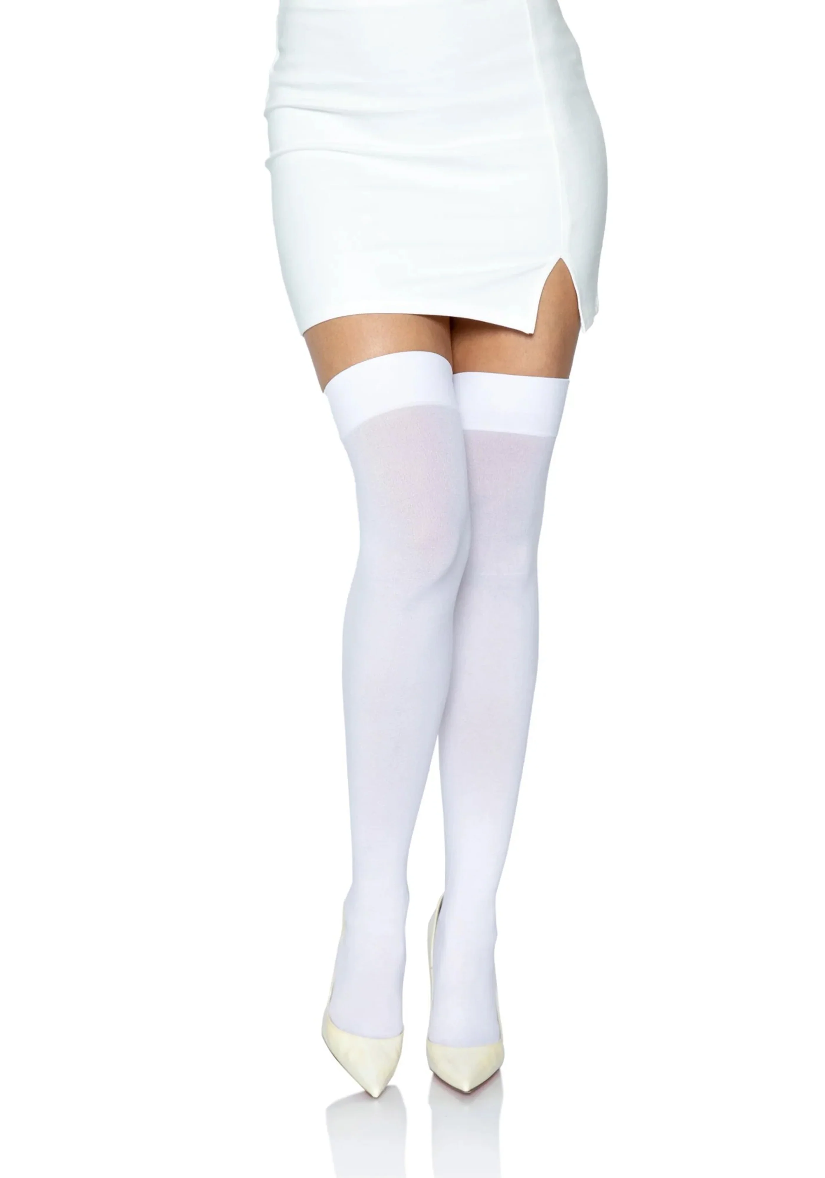 Nylon Thigh Highs - Image 7