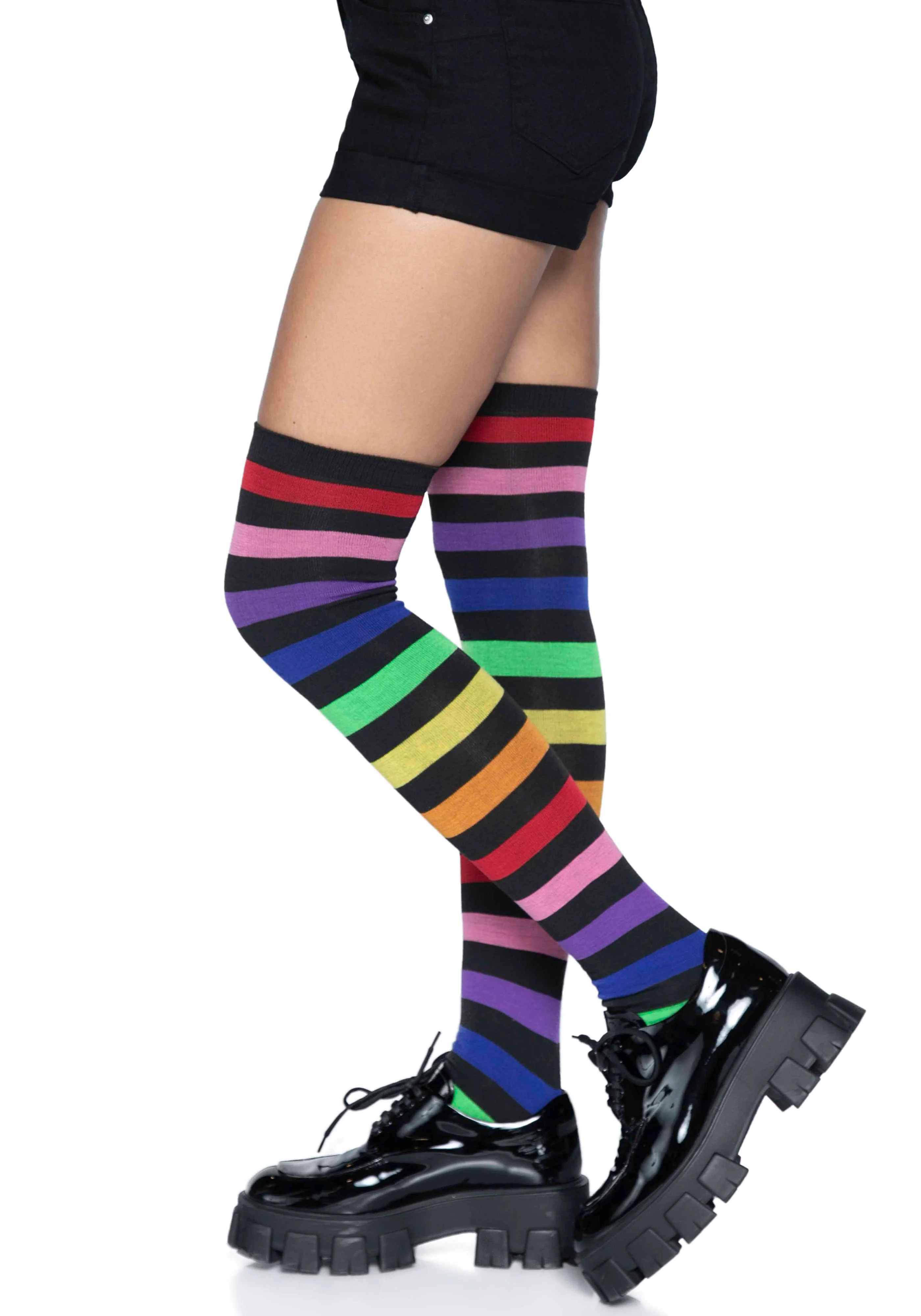 Rainbow Thigh High Socks - Image 3