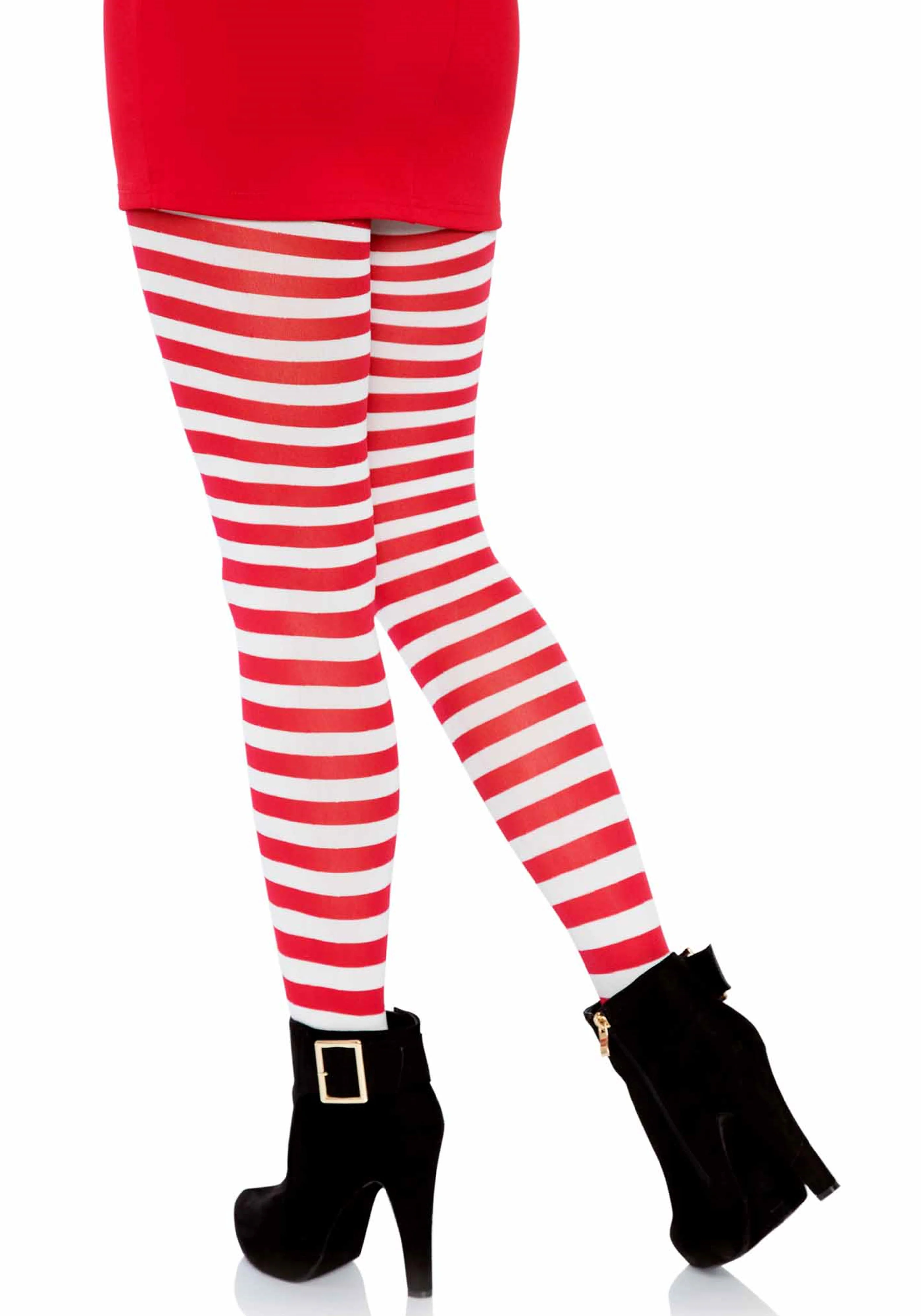 Nylon Striped Pantyhose - Image 14