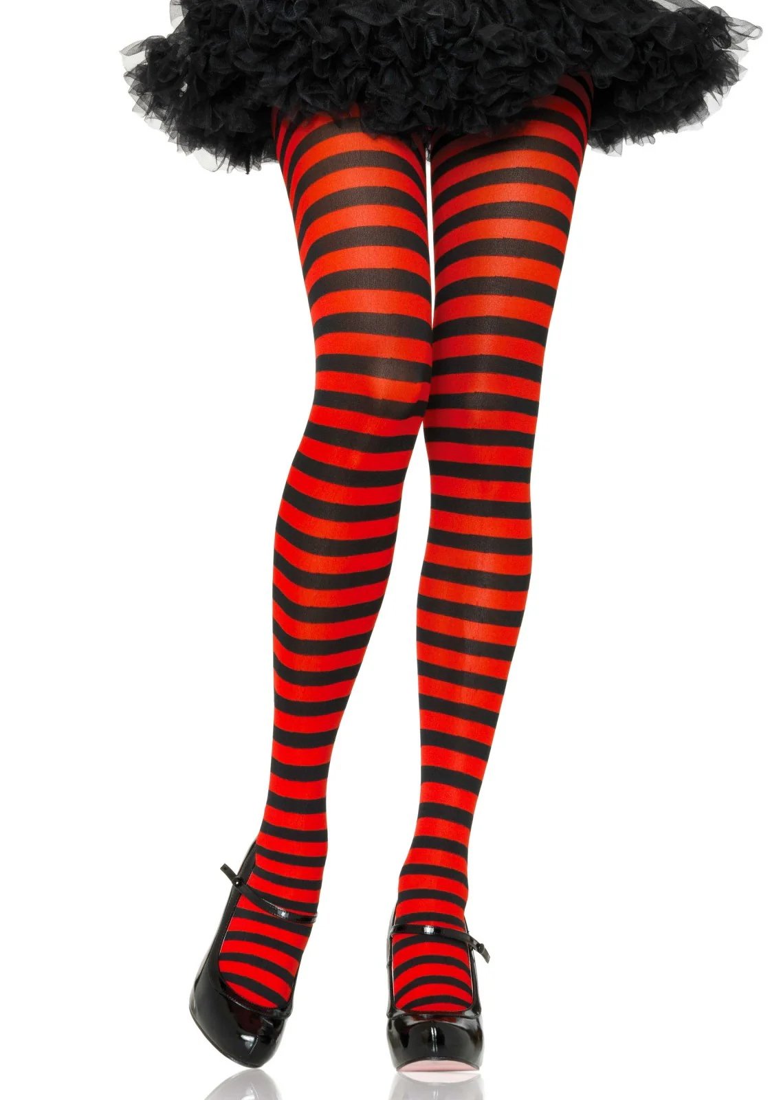 Nylon Striped Pantyhose - Image 4
