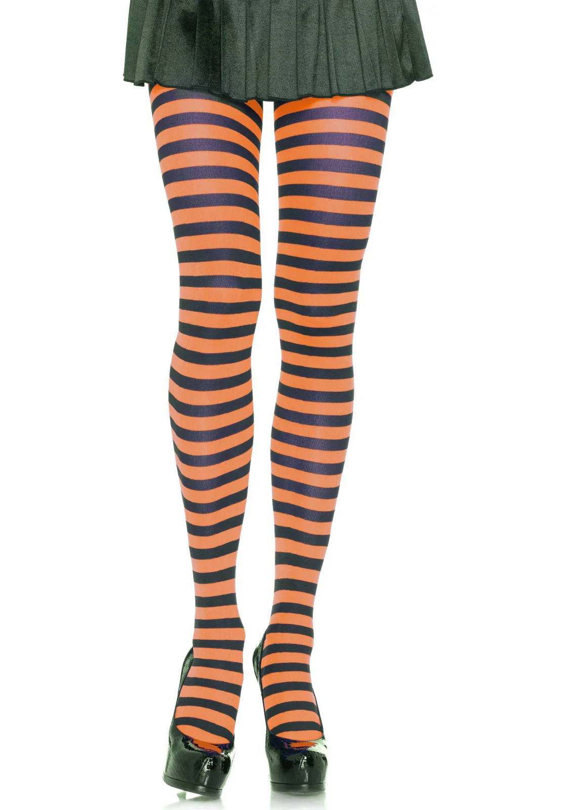 Nylon Striped Pantyhose - Image 6