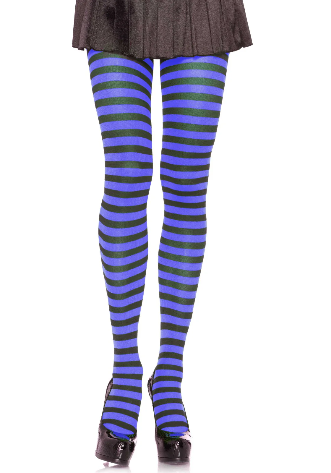 Nylon Striped Pantyhose - Image 8