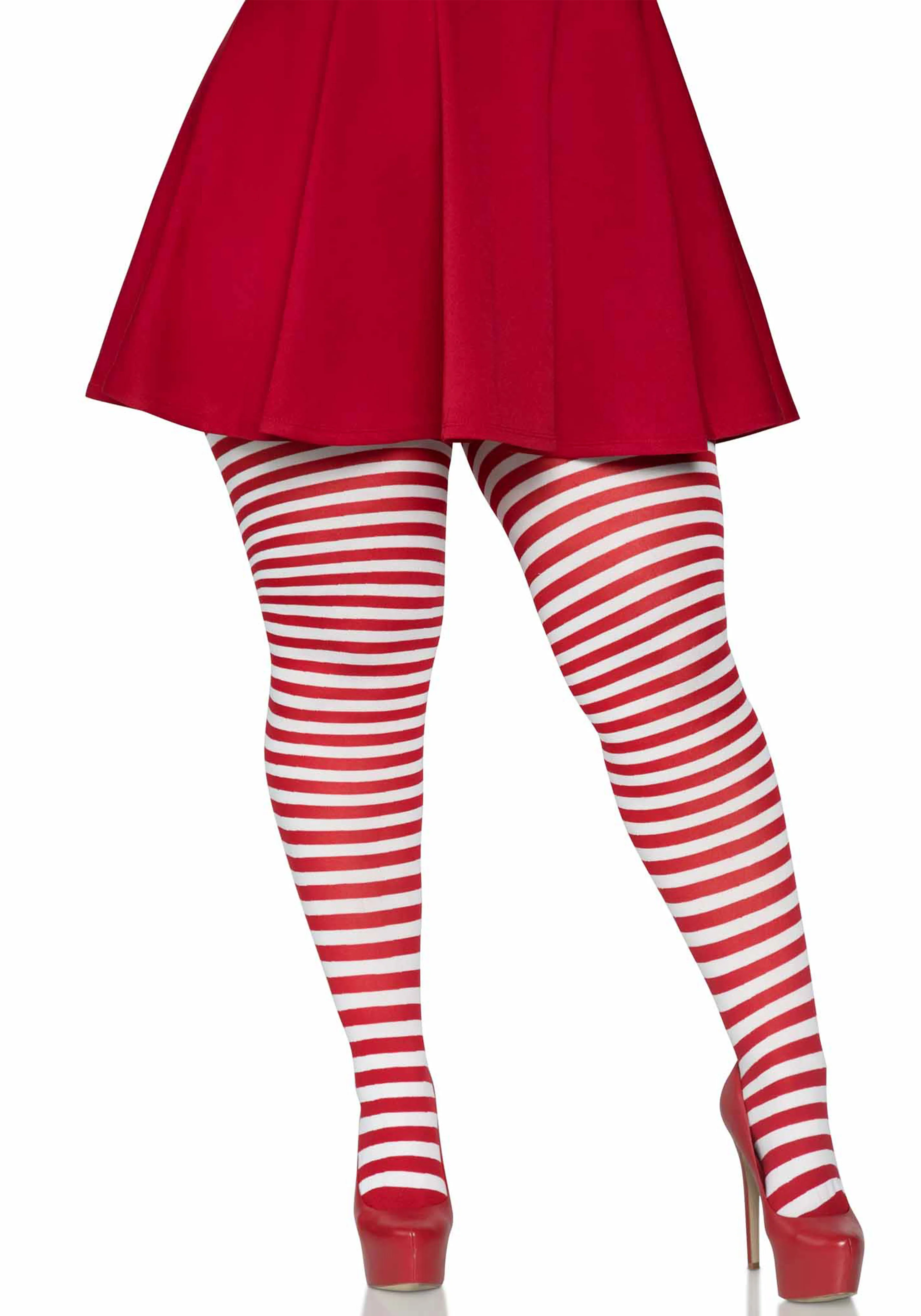 Plus Striped Pantyhose - Image 11