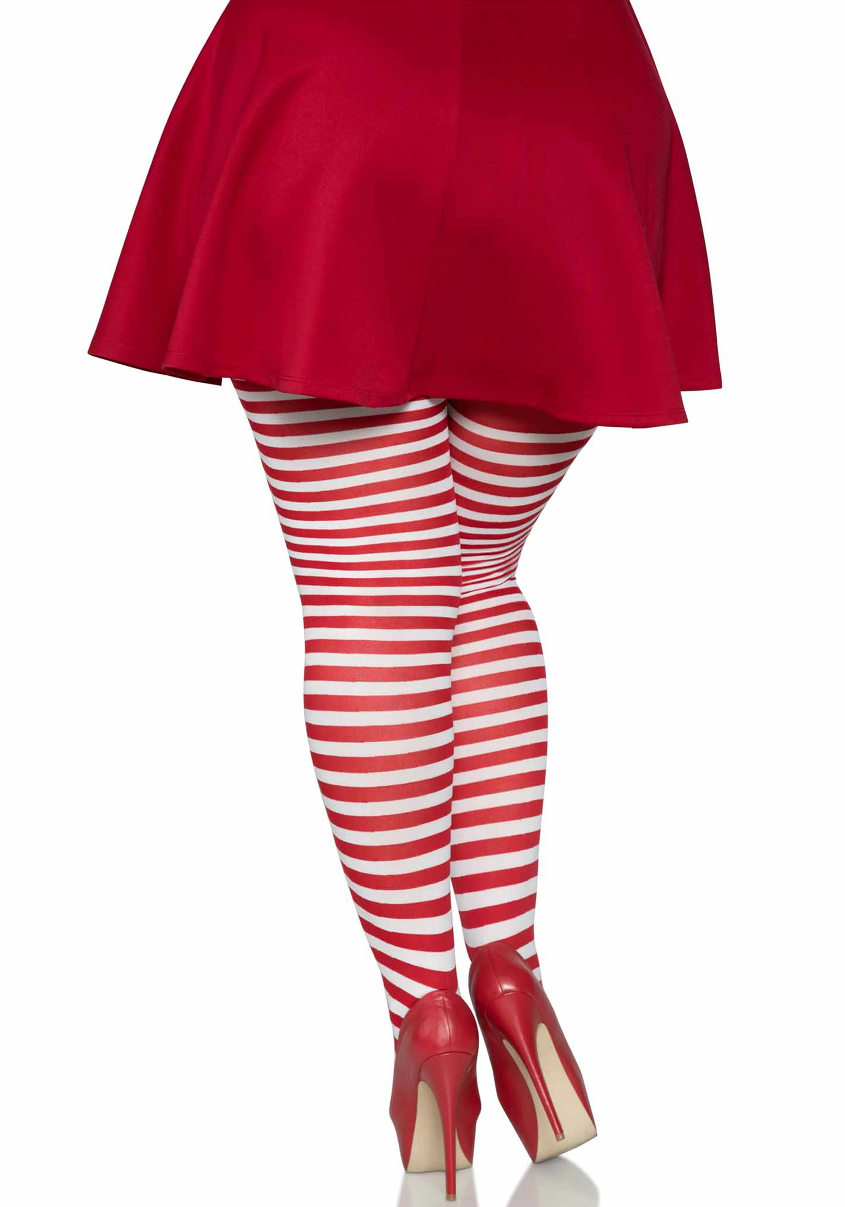 Plus Striped Pantyhose - Image 12