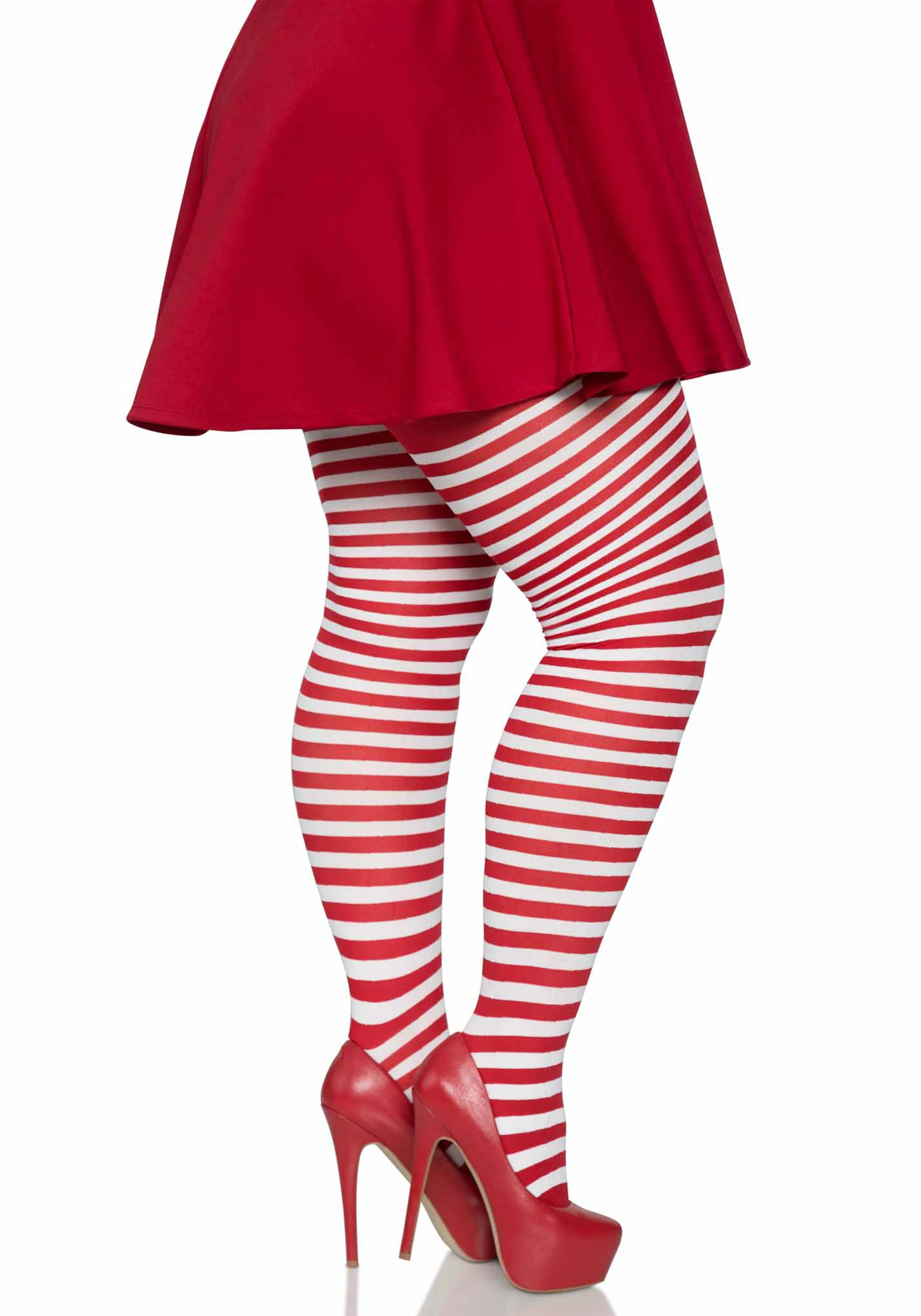 Plus Striped Pantyhose - Image 13