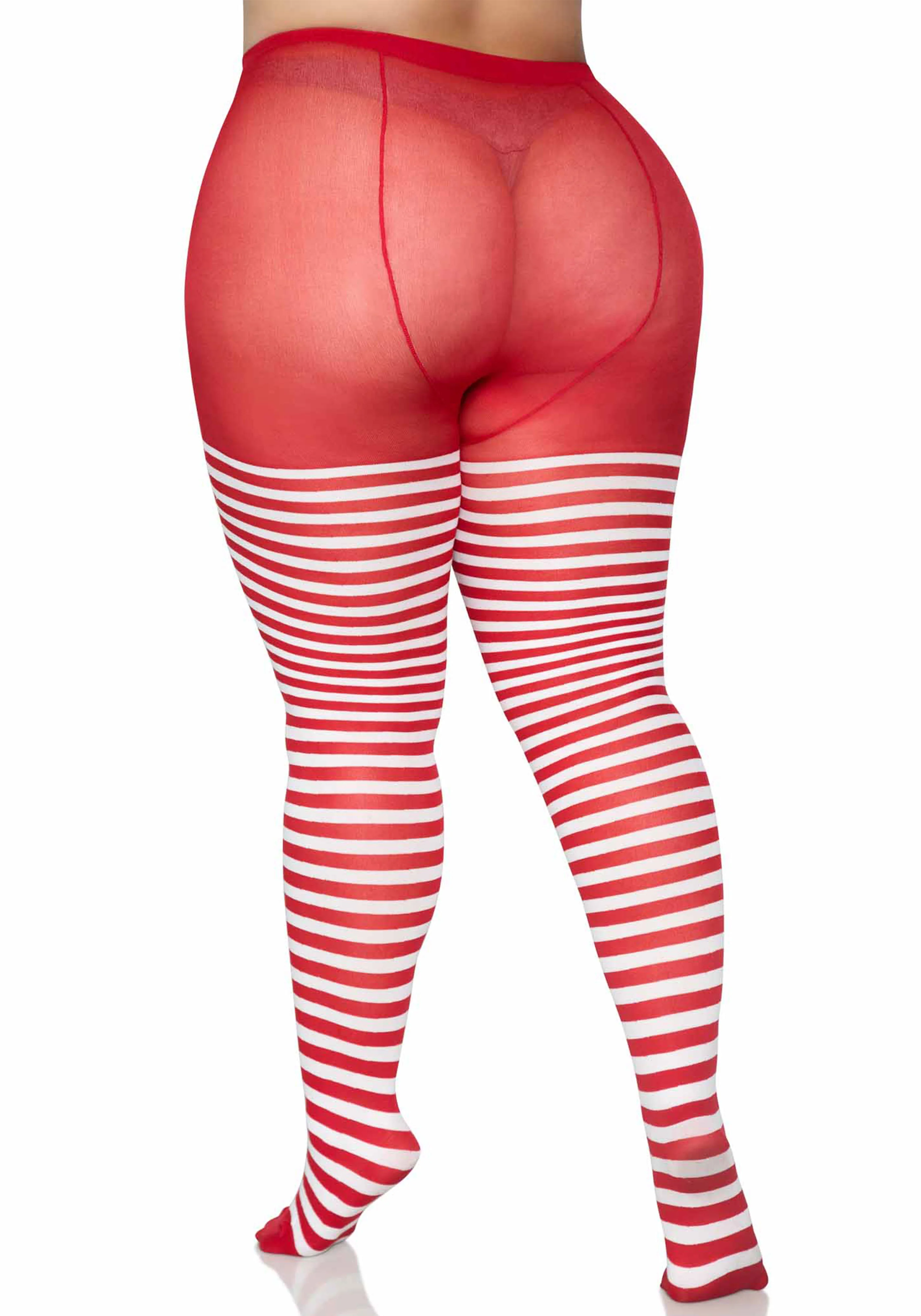 Plus Striped Pantyhose - Image 14