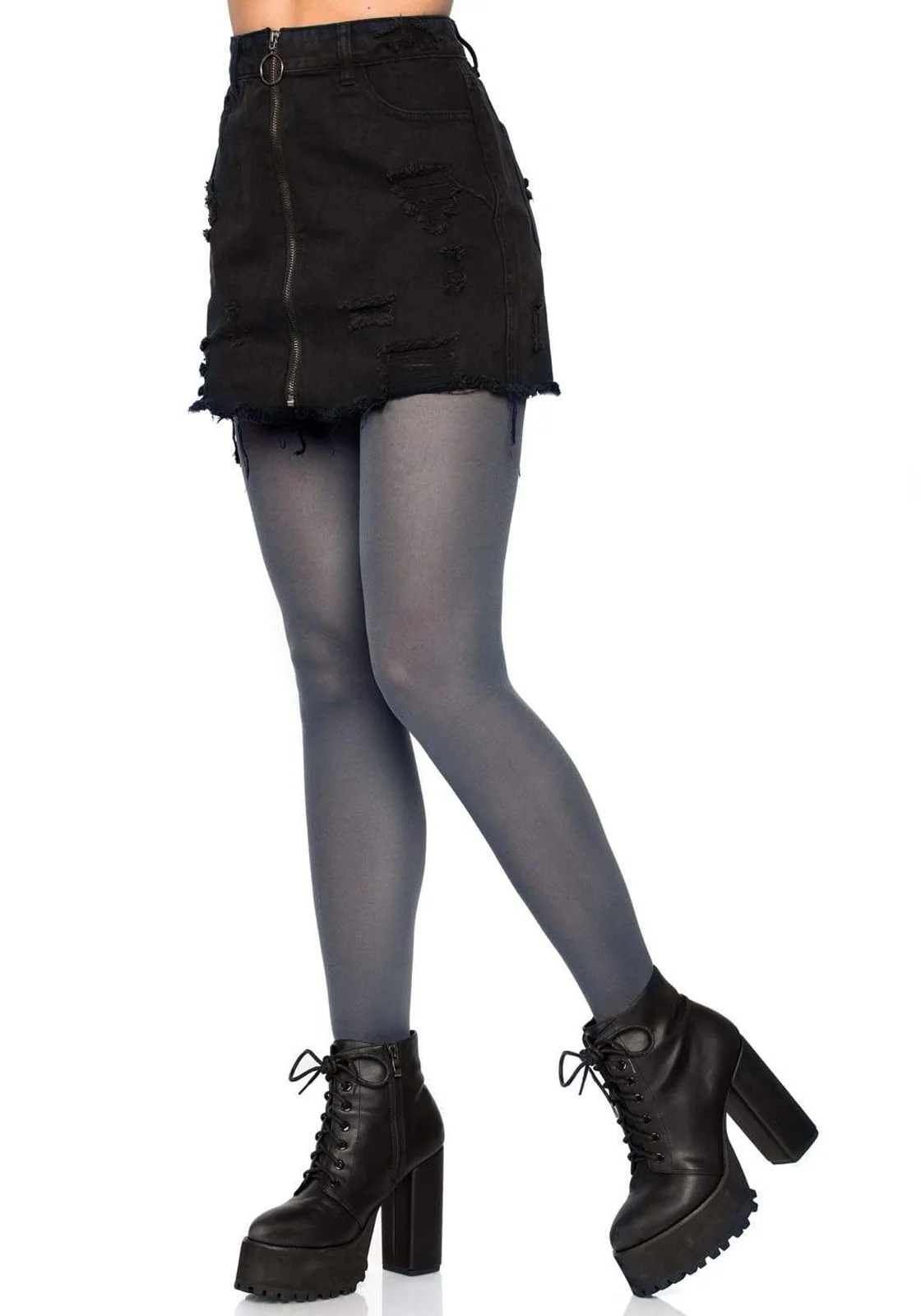 Nylon Opaque Pantyhose - Image 5