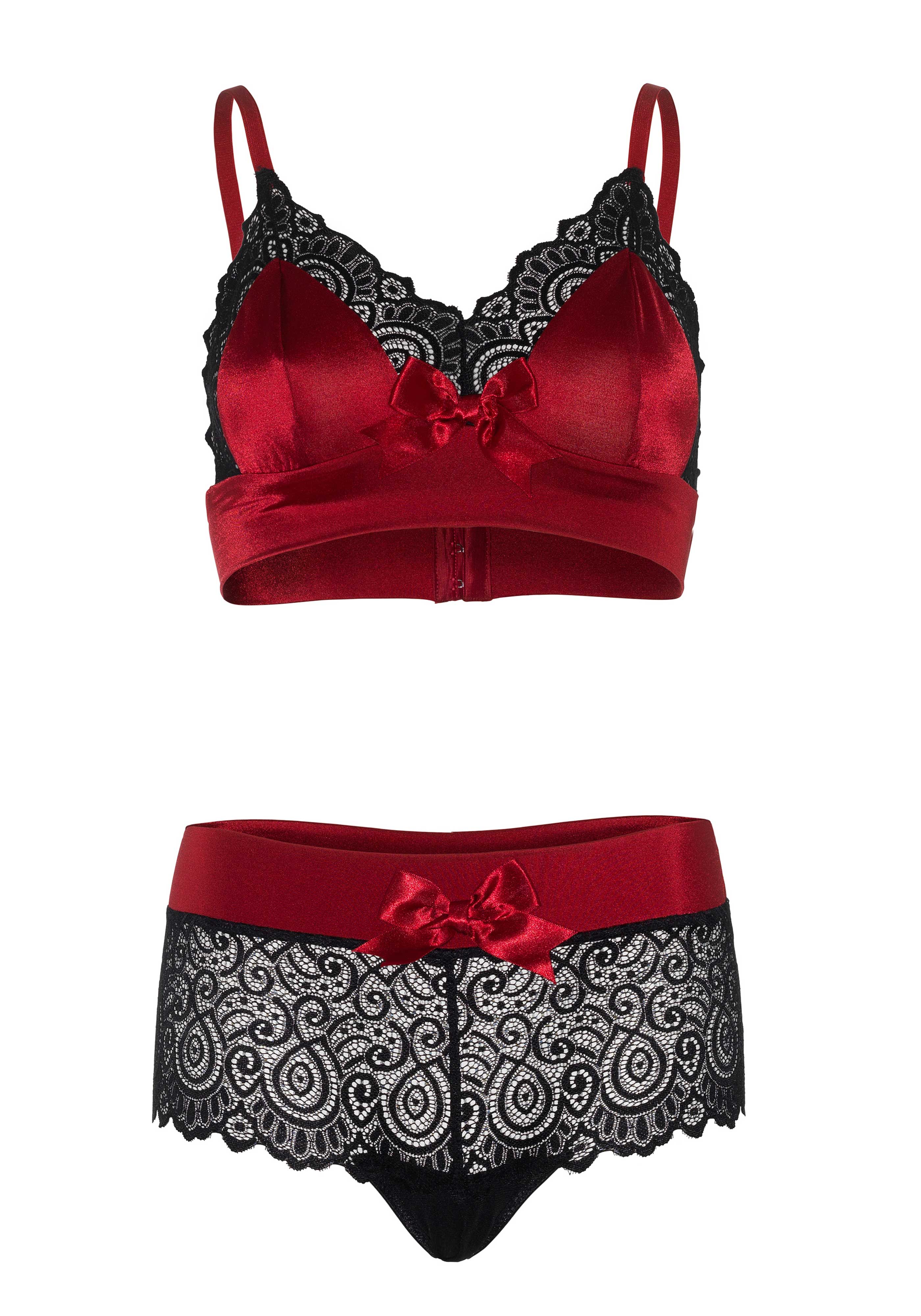 Bralette and Lace Brazillian Boyshorts - Image 5