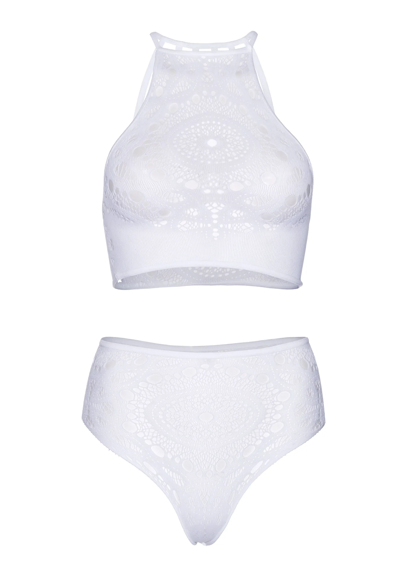 Halter Crop Top and High Waist Thong - Image 10