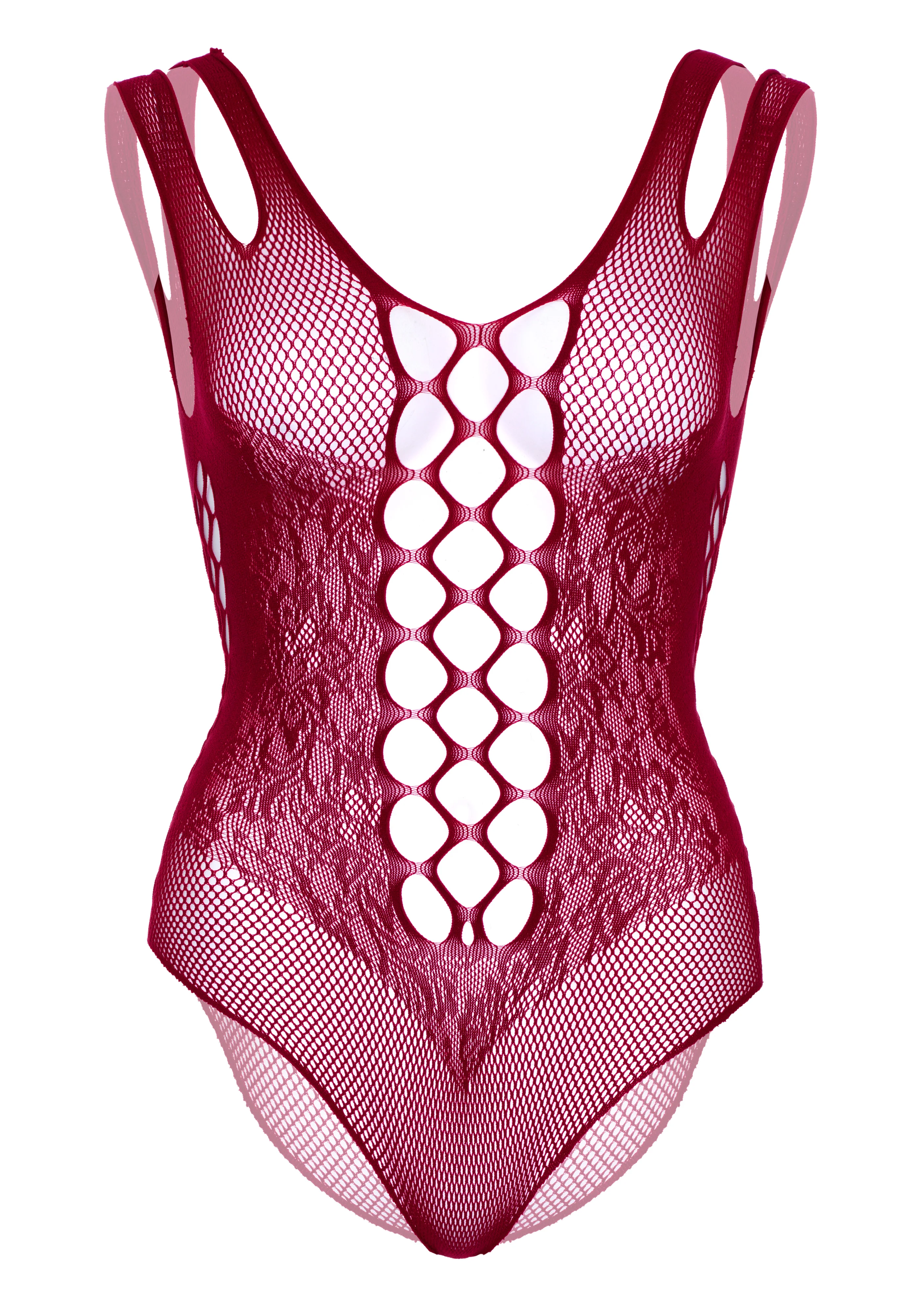 Plus Seamless Bodysuit with Shoulder Straps - Image 6