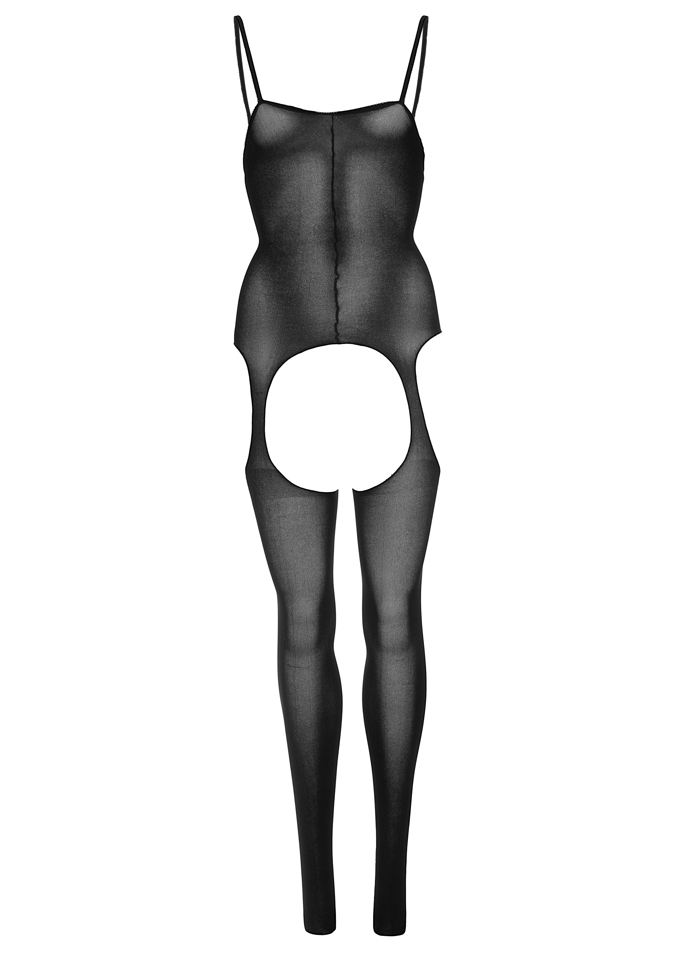 Opaque Suspender Bodystocking - Image 5