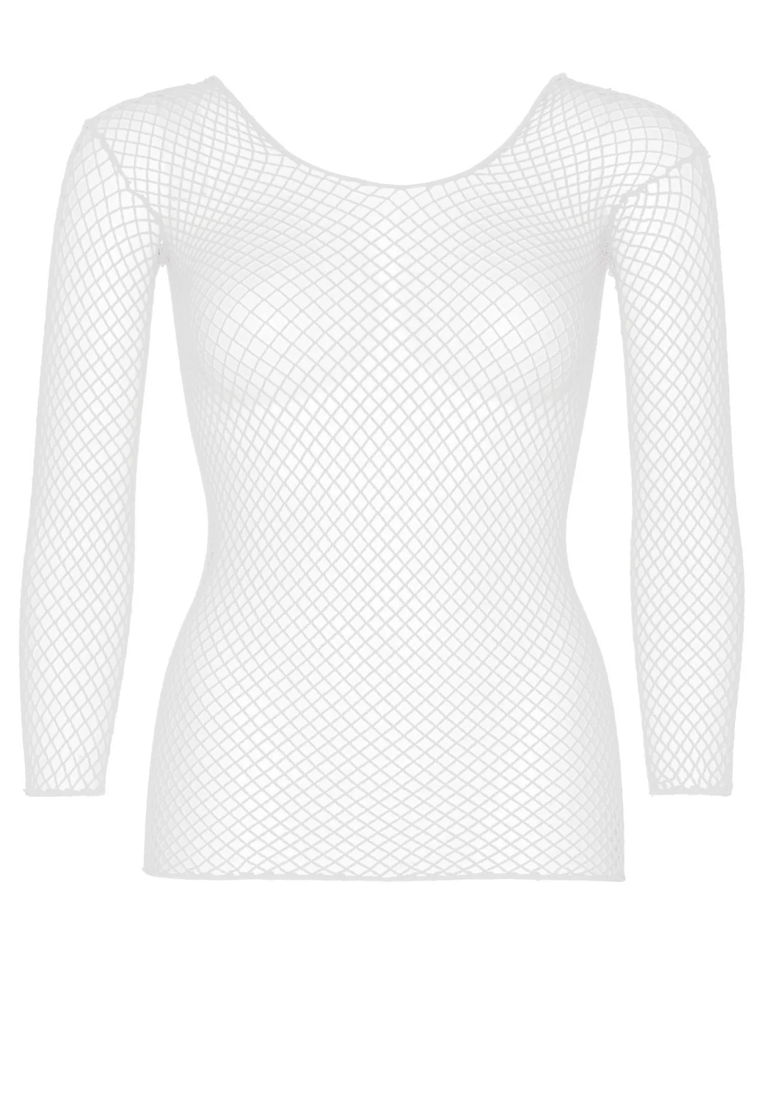 Elastane Long Sleeved Fishnet Shirt - Image 8