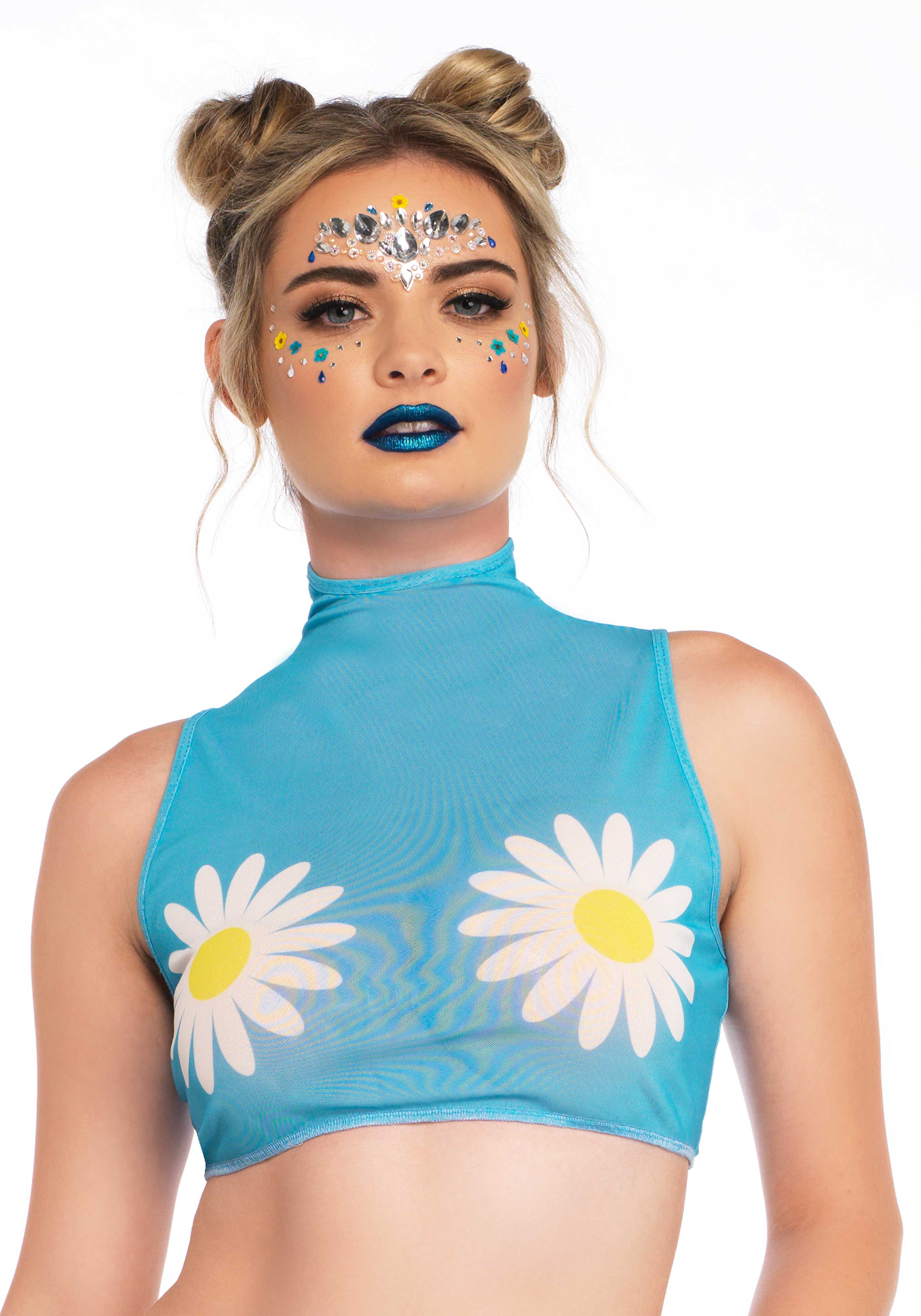 Daisy mesh crop top - Image 3