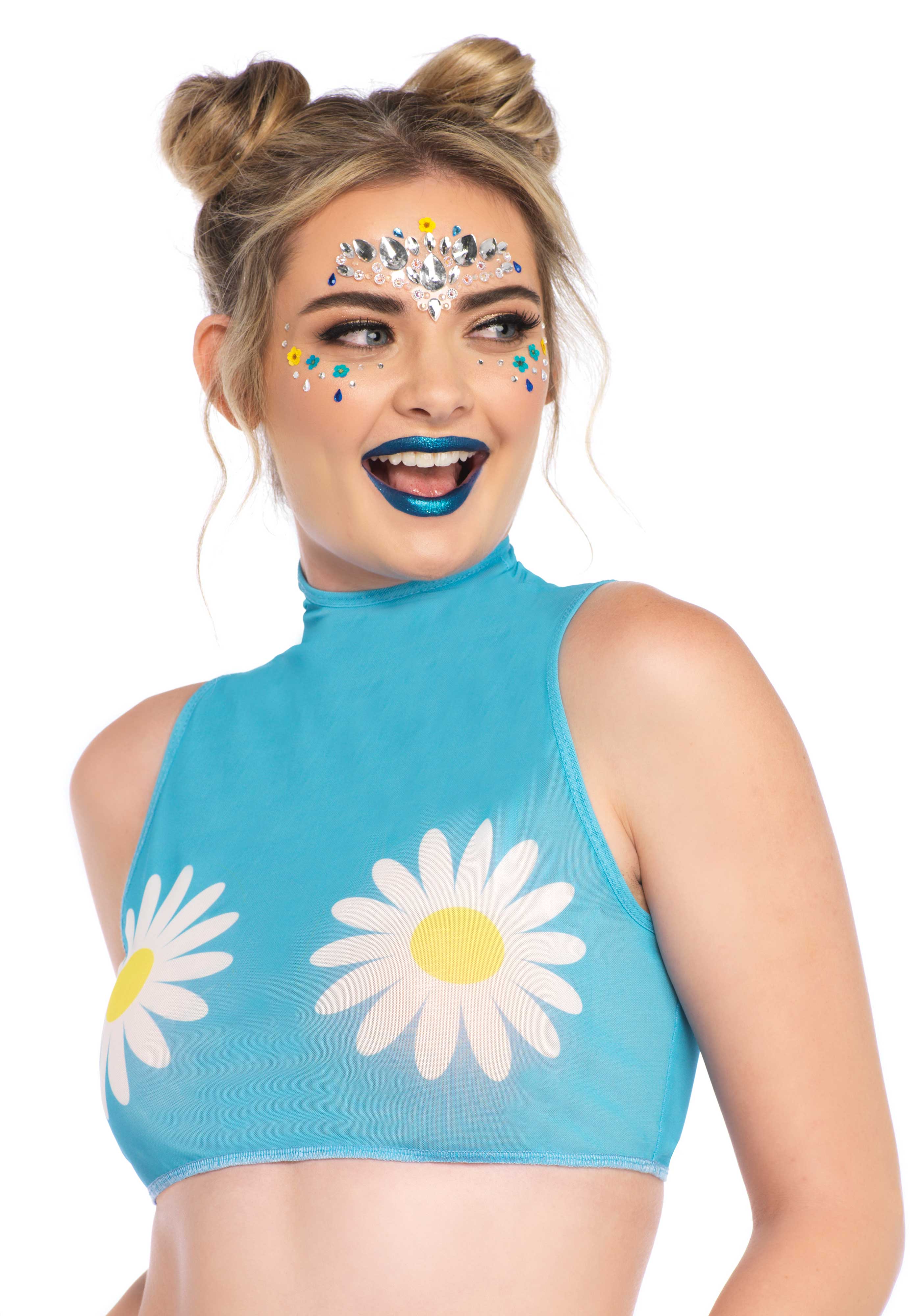 Daisy mesh crop top - Image 4