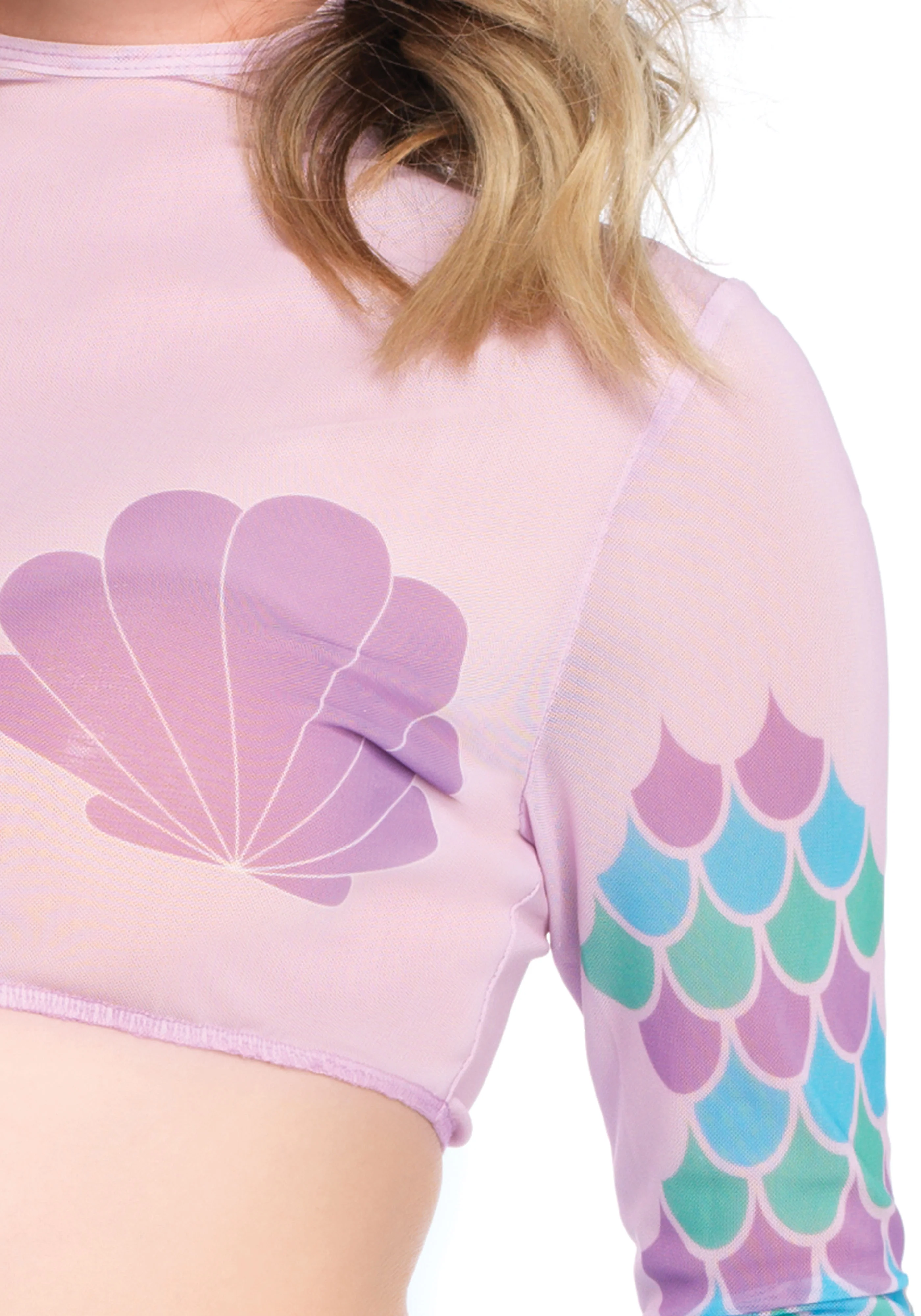Mermaid Mesh Crop Top - Image 3