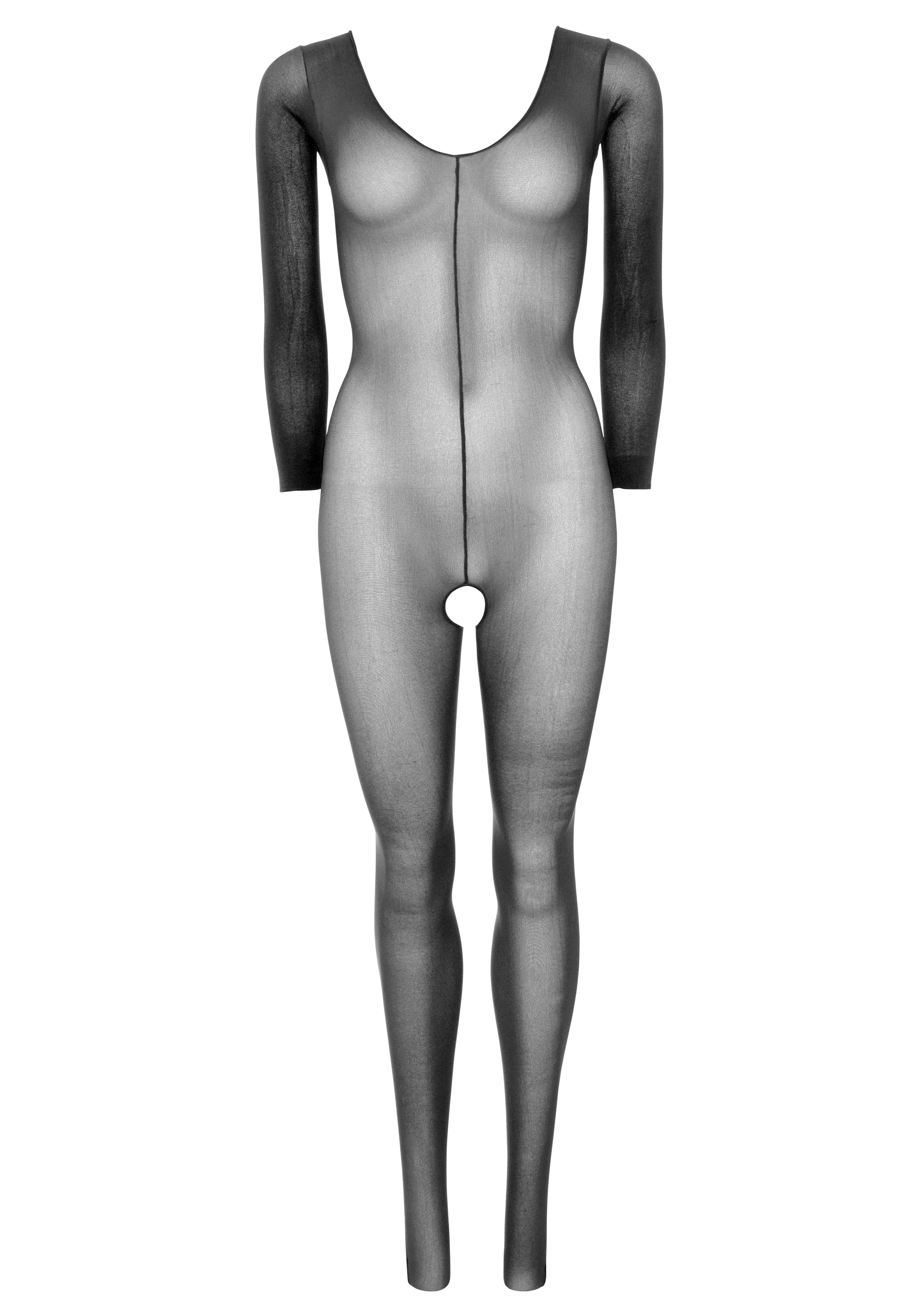 Sheer Long Sleeves Bodystocking - Image 6