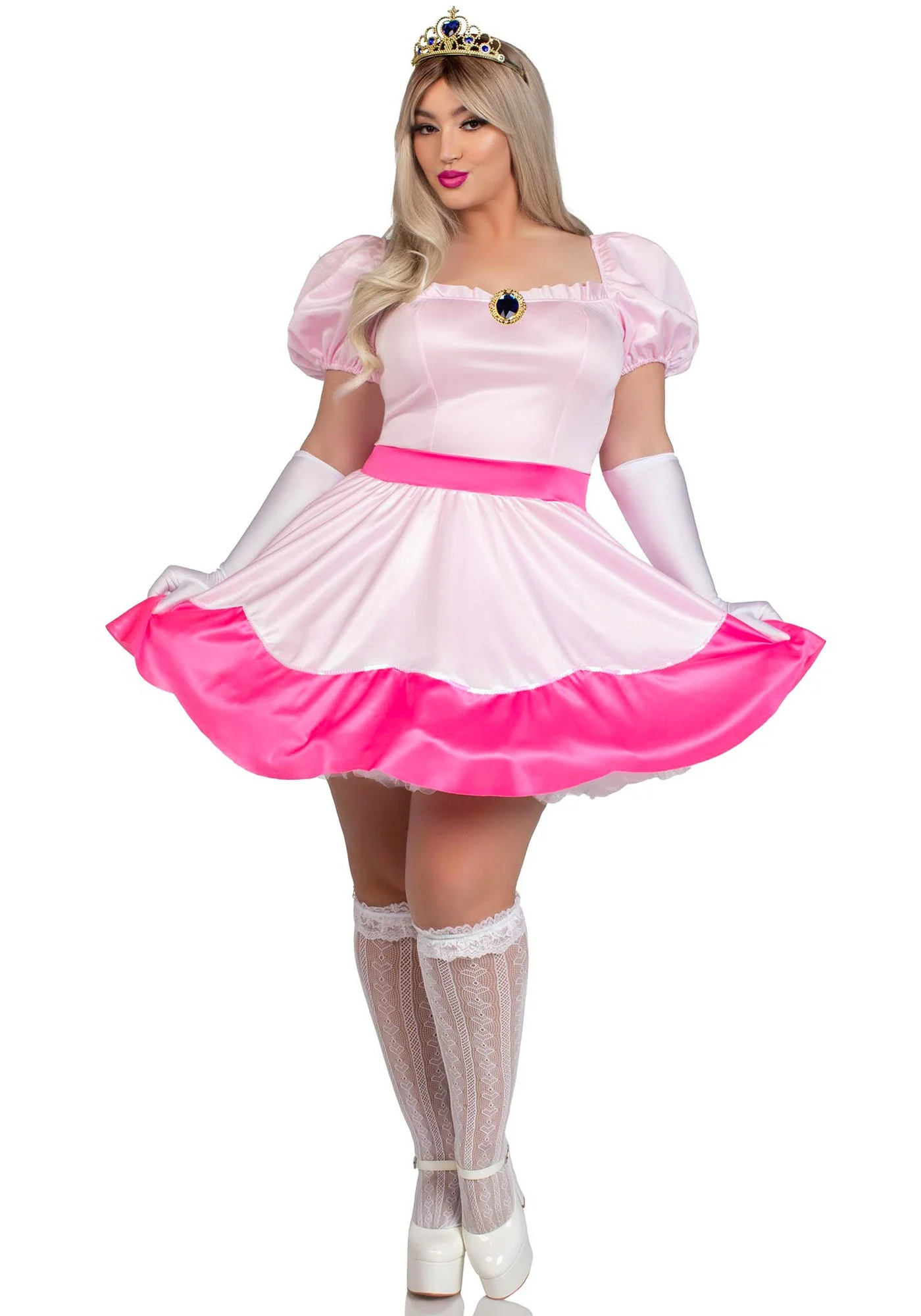 Plus Pink Princess Dress - Image 3
