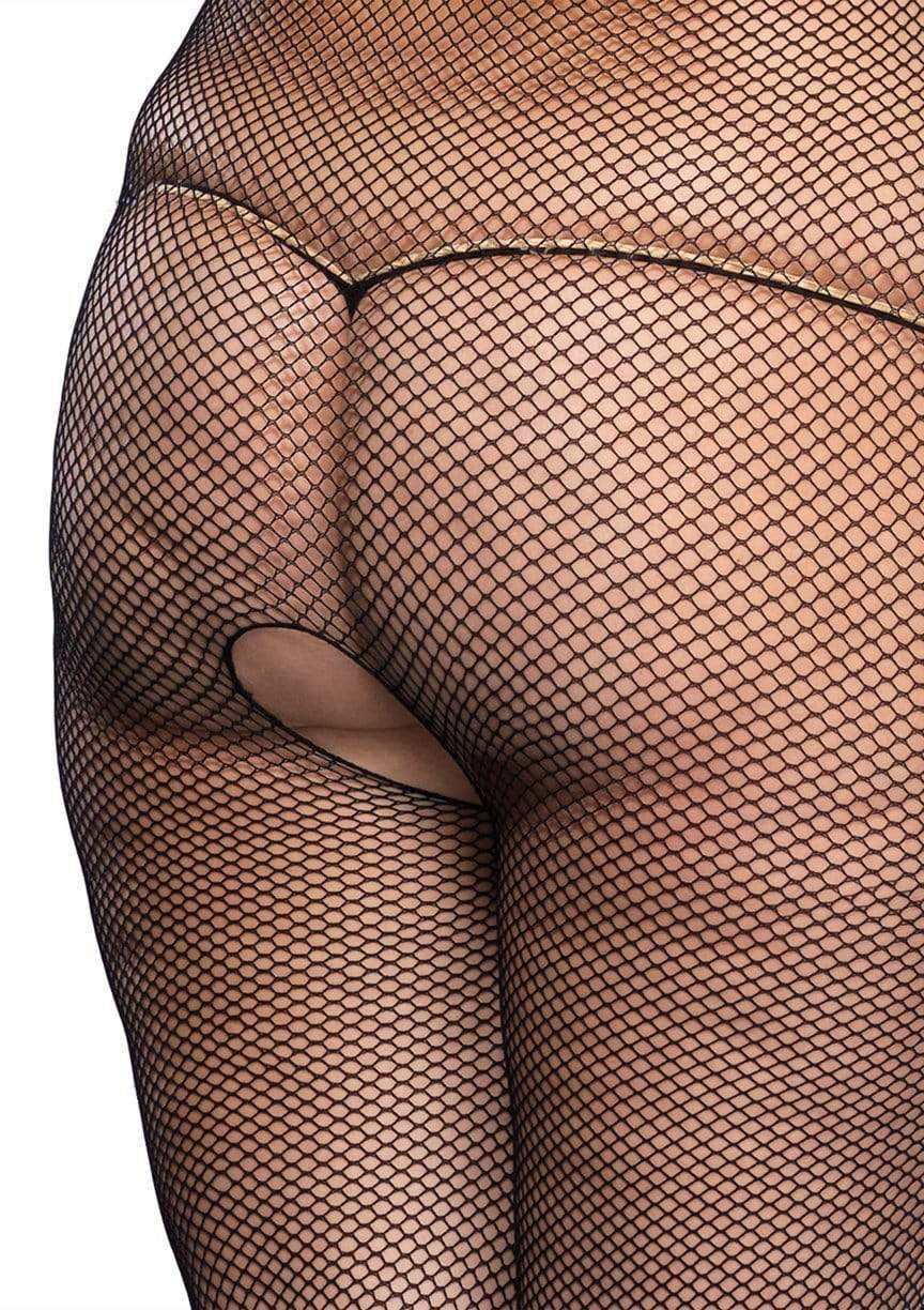 Plus Bodystocking with Open Bust and Crotch - Image 6