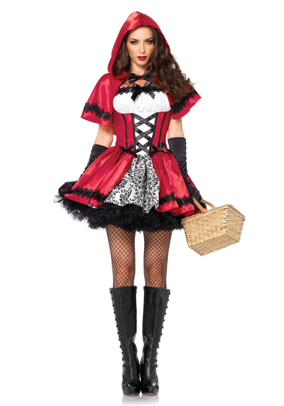 Gothic Red Riding Hood Dress - Image 4