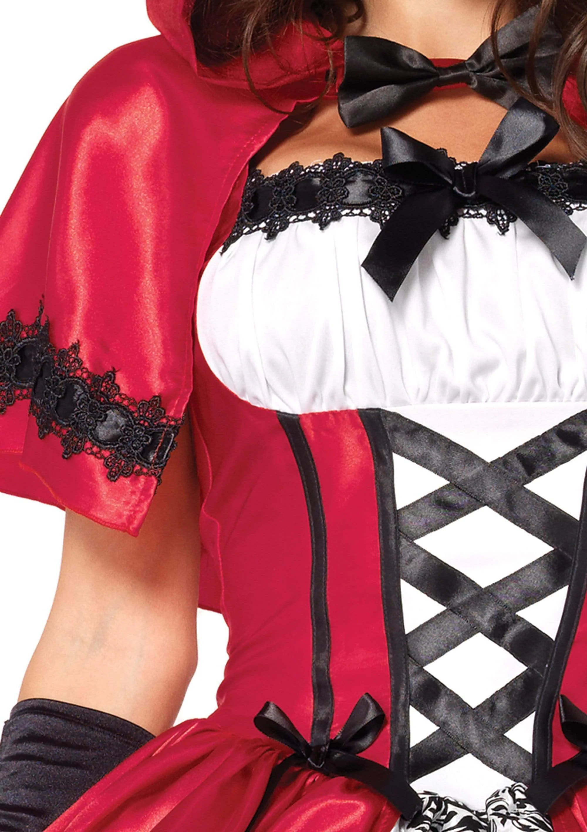 Gothic Red Riding Hood Dress - Image 7