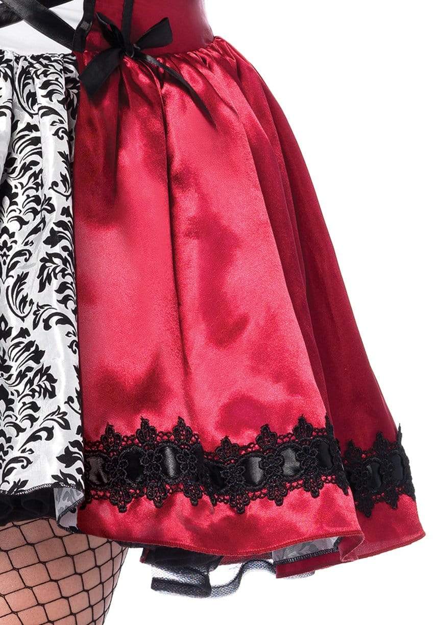 Plus Gothic Red Riding Hood Dress - Image 4