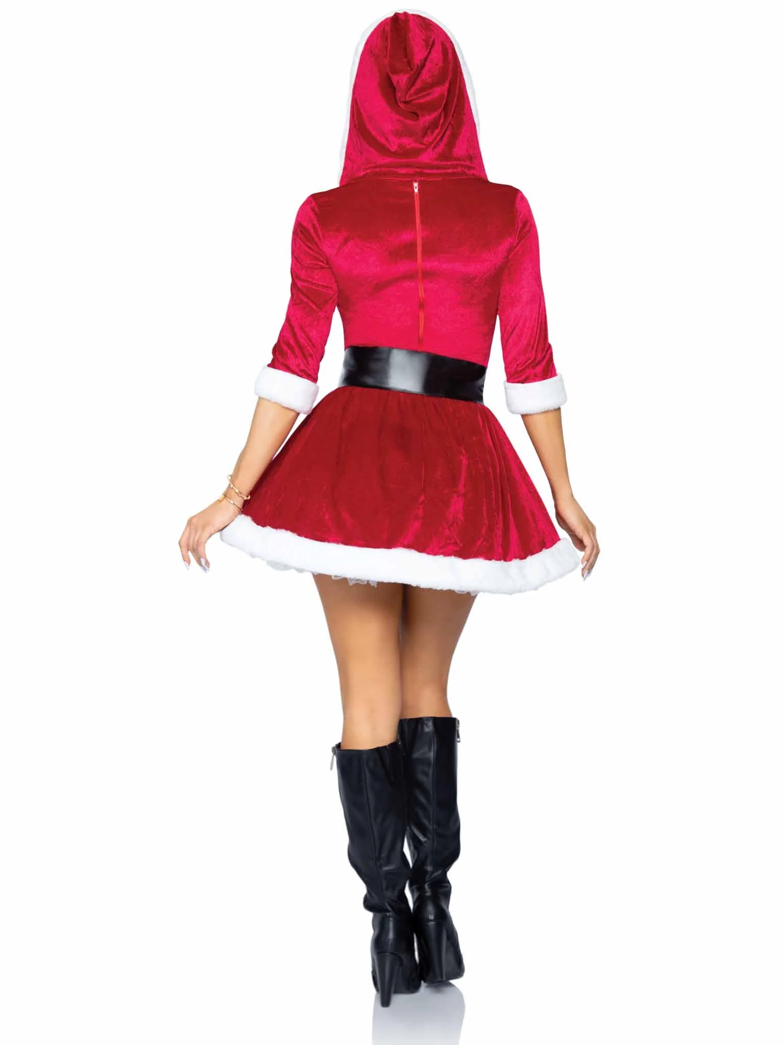 Mrs. Claus Hooded Dress - Image 6