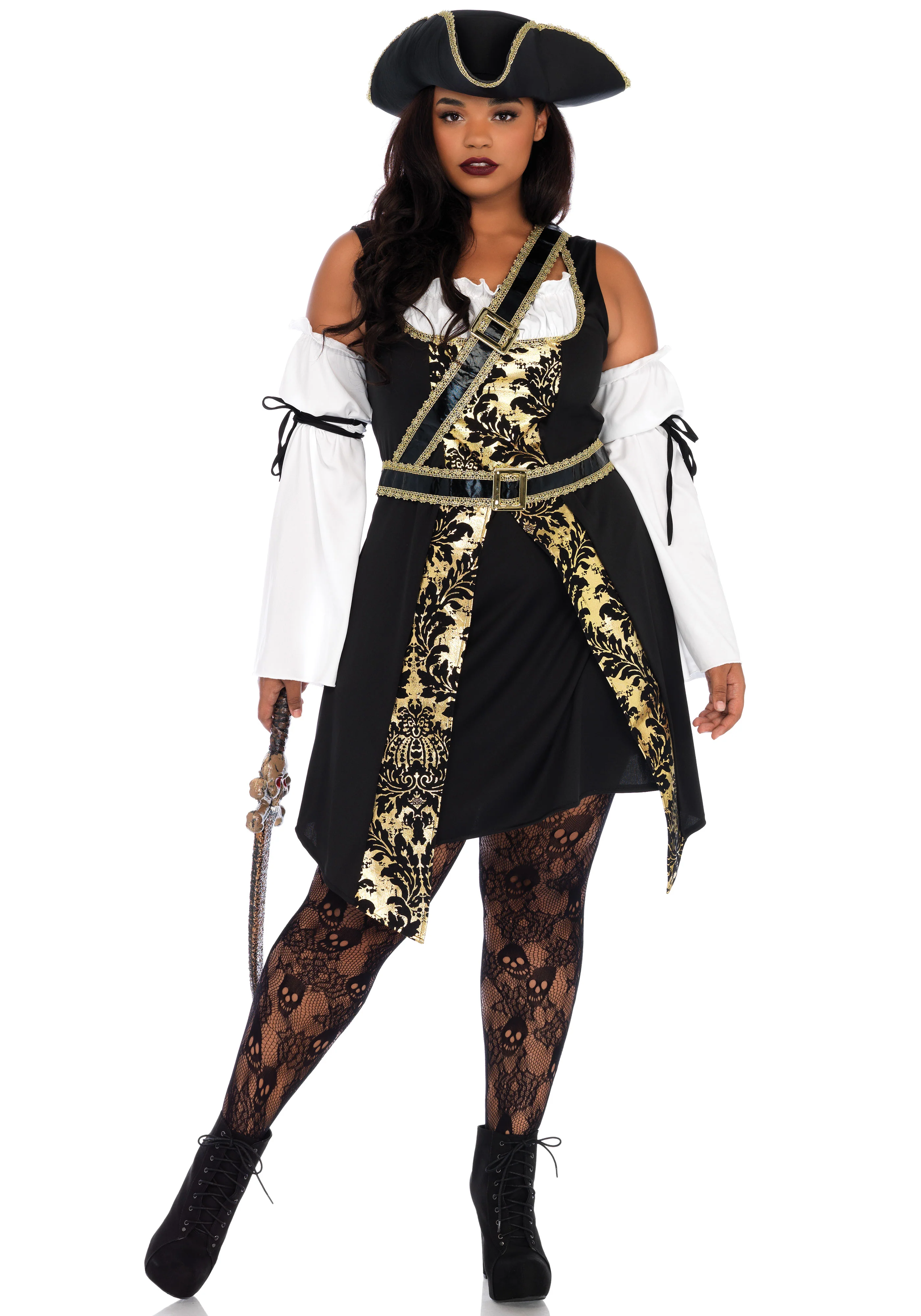 Plus Black Sea Buccaneer Dress - Image 3