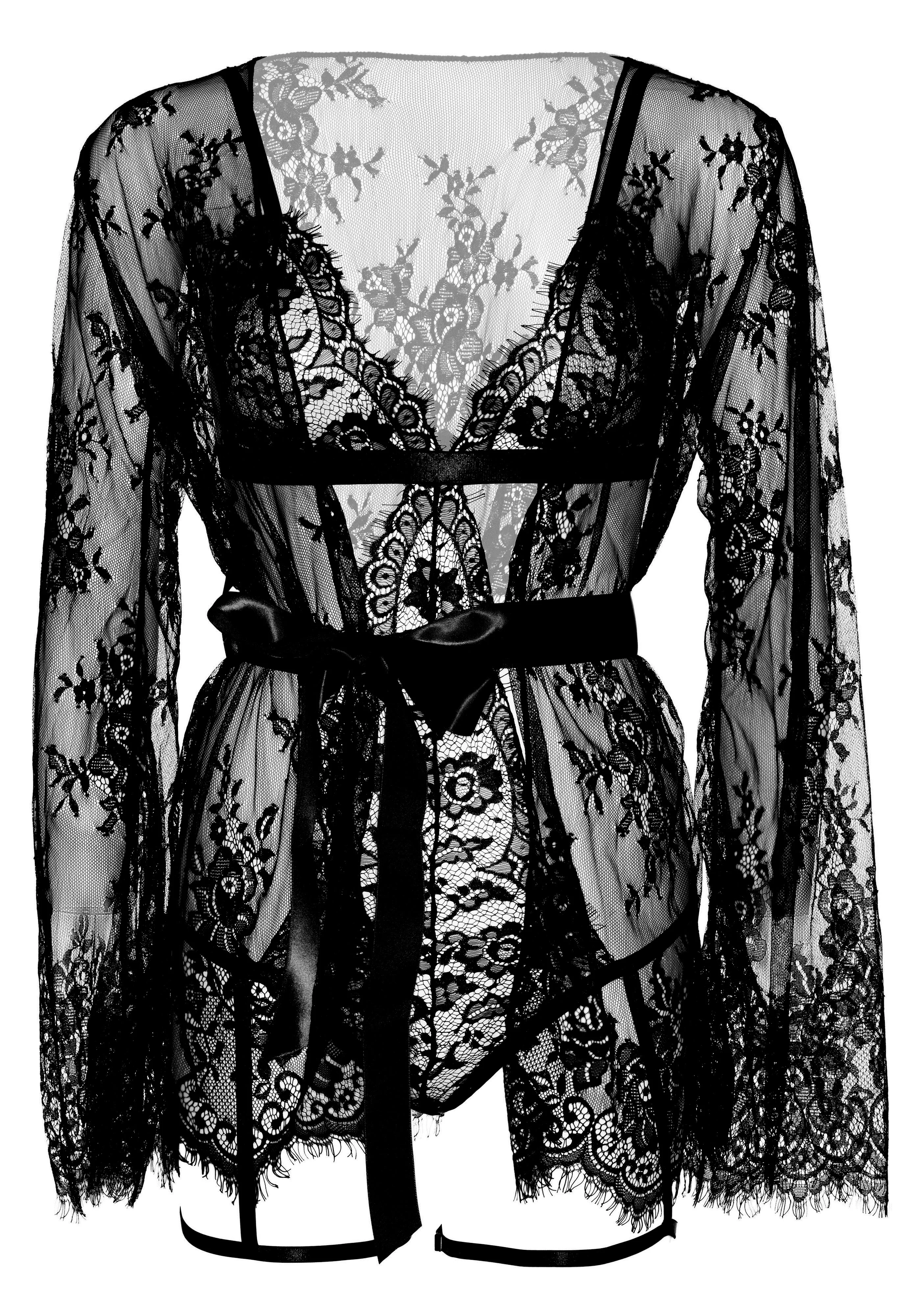 Garter Teddy with String Back and Robe - Image 8