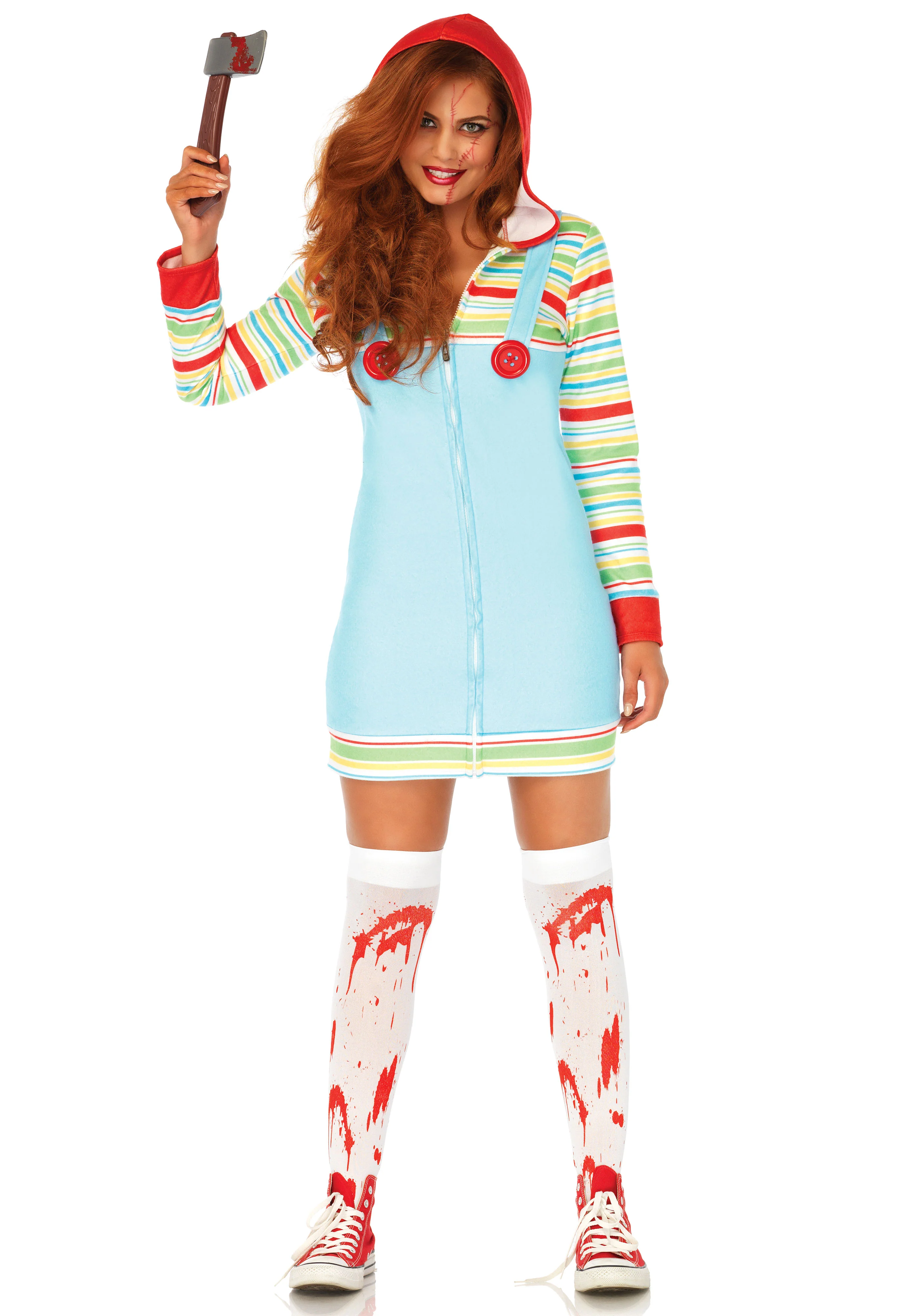 Cozy Killer Doll Hooded Dress