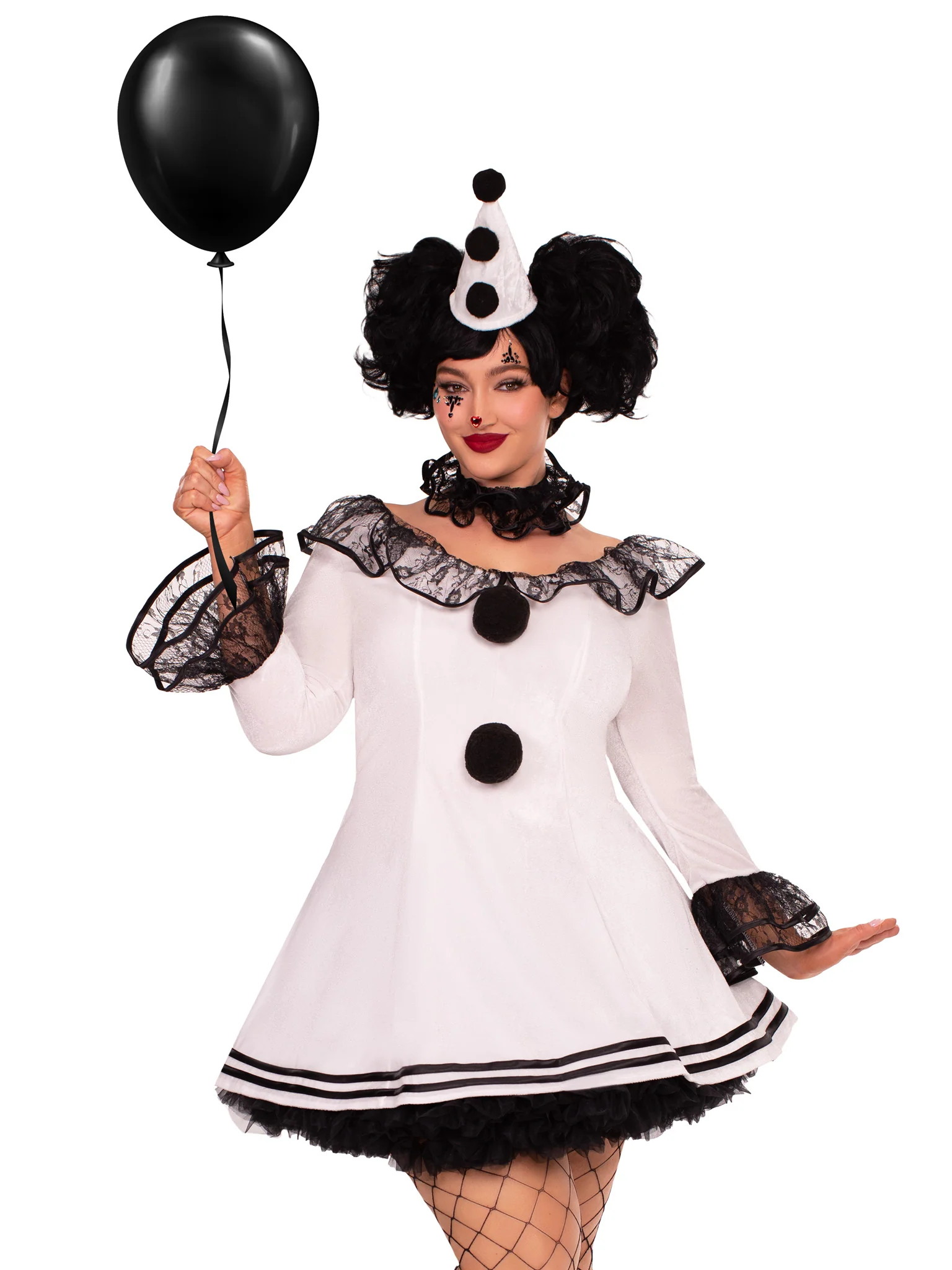 Plus Pierrot Clown Dress - Image 6